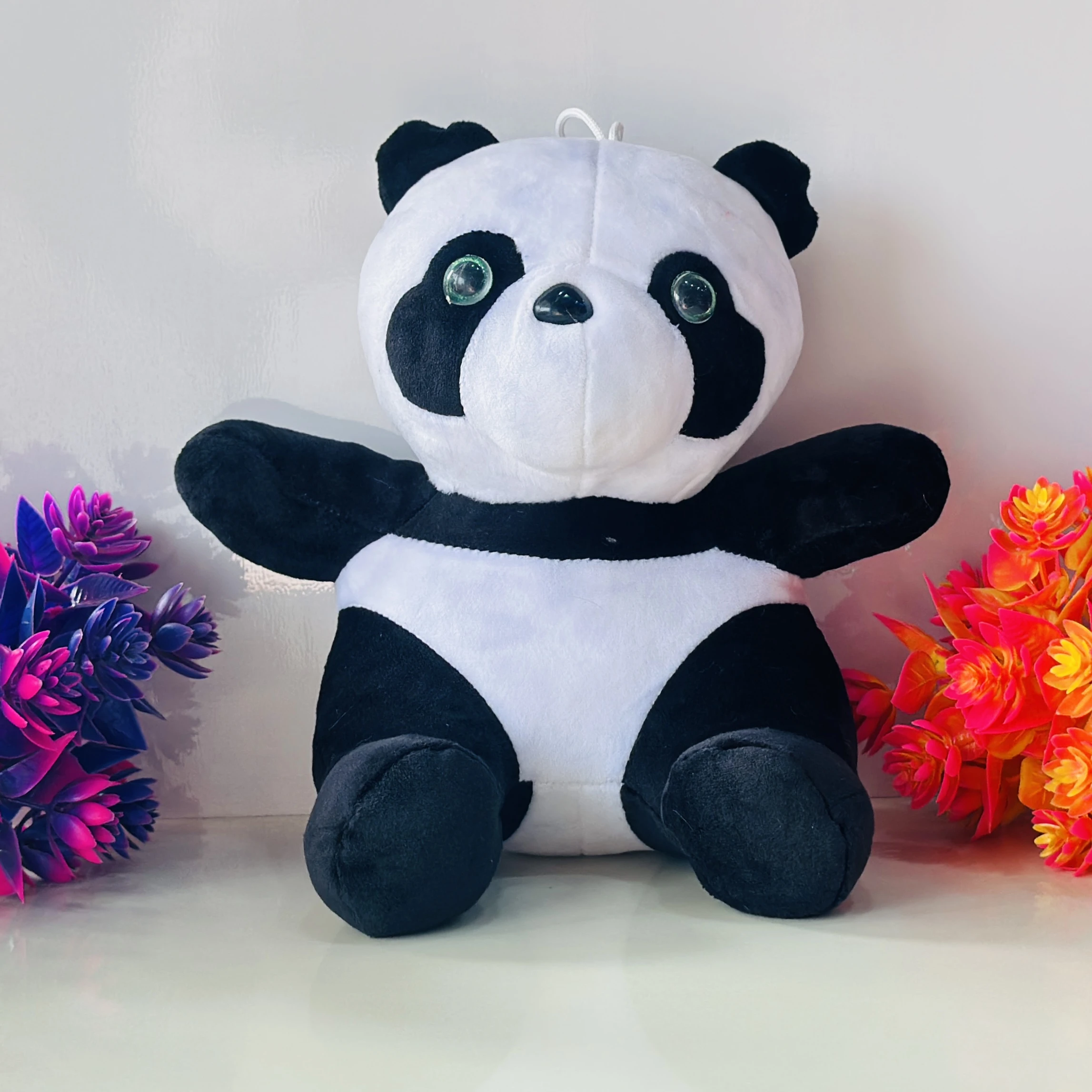Soft panda plush toy.