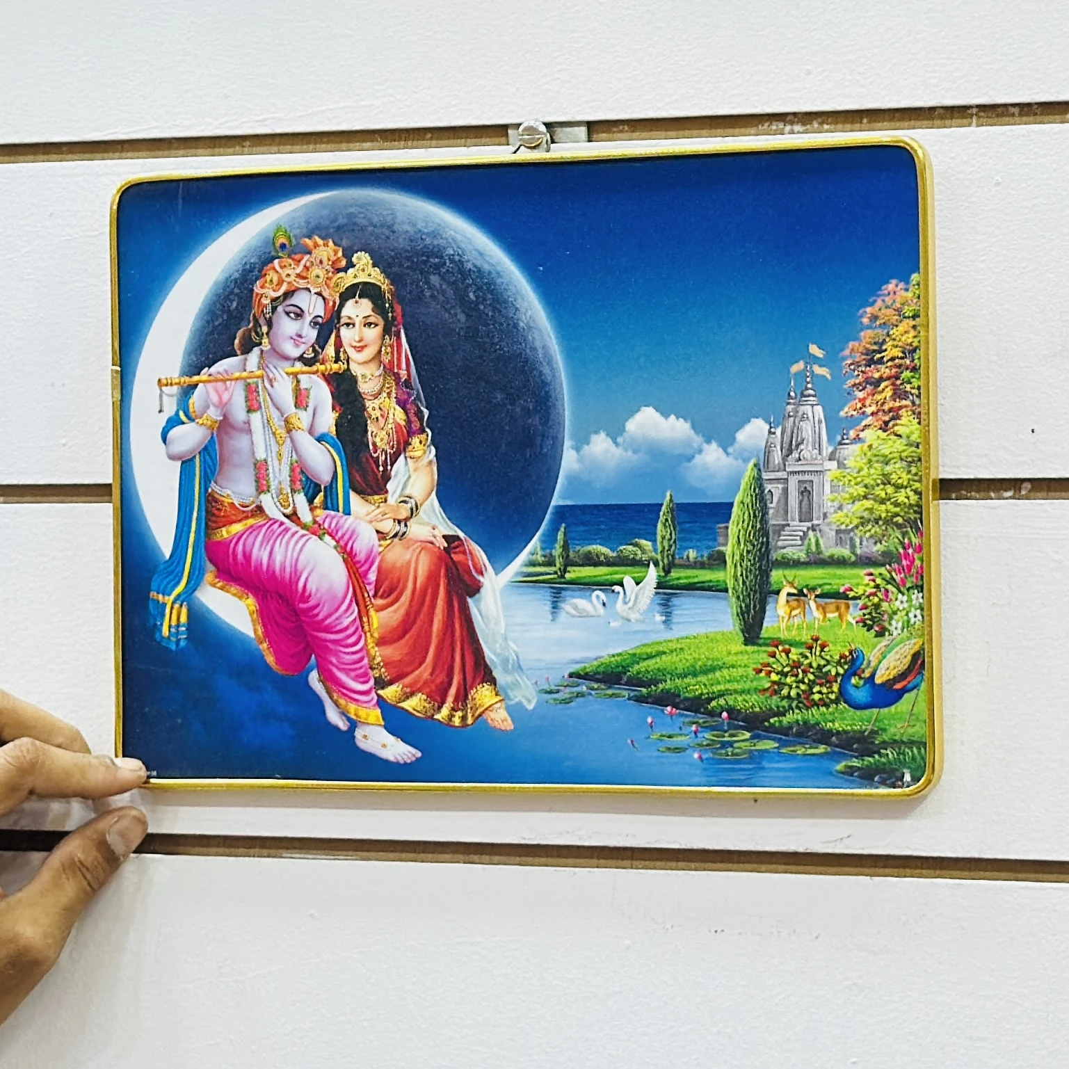 Radha Krishna wall painting…….54FBJE