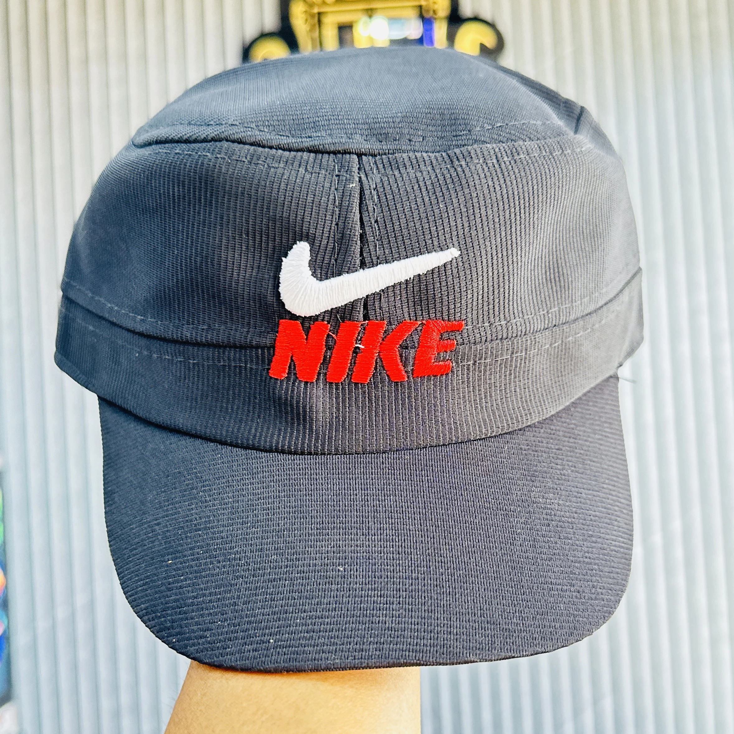charcoal grey Nike brand baseball cap