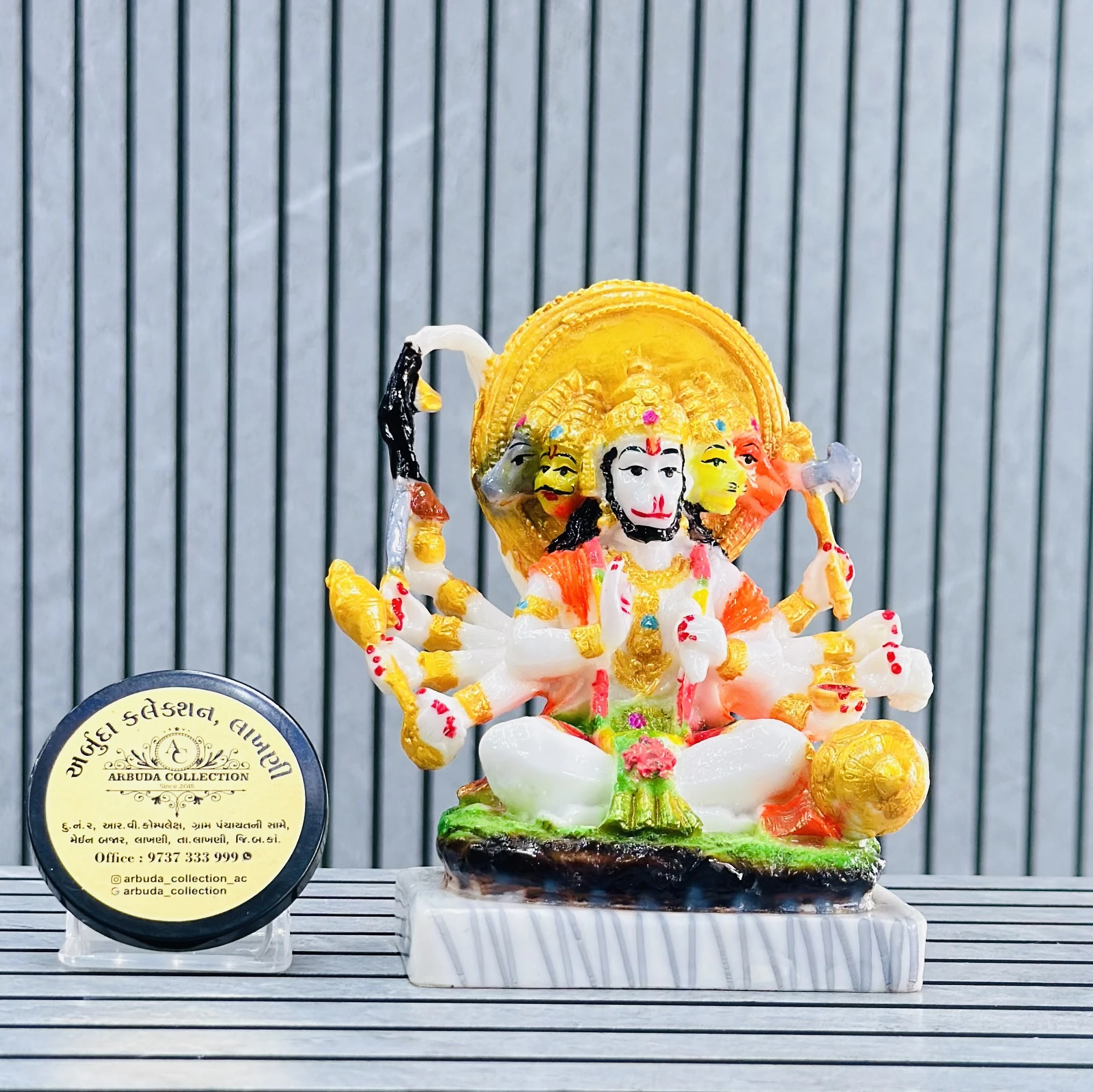 Panchmukhi Hanuman marble murti