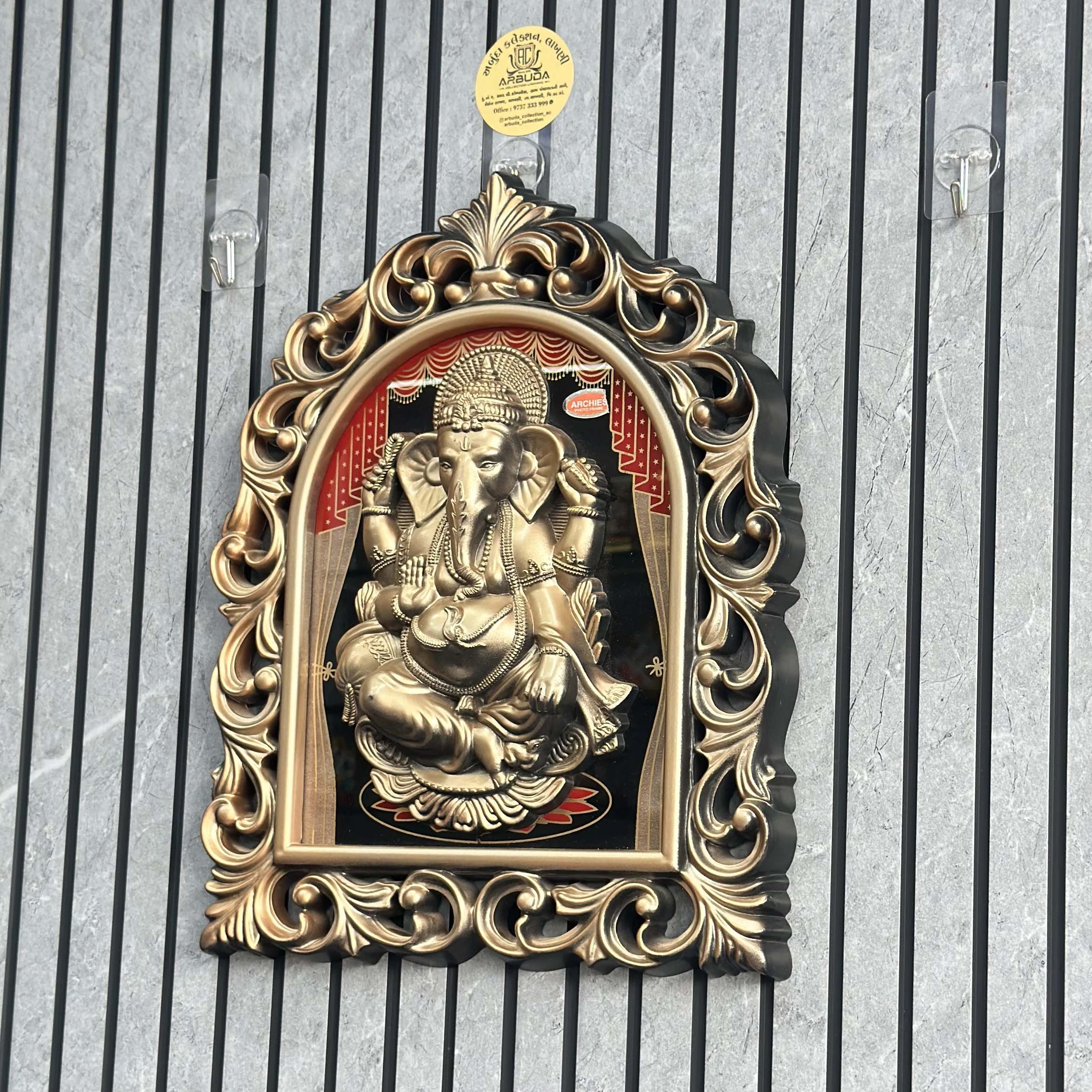 Ganesh Ji Idol Wall Hanging Frame(SKU-6S1RUX)