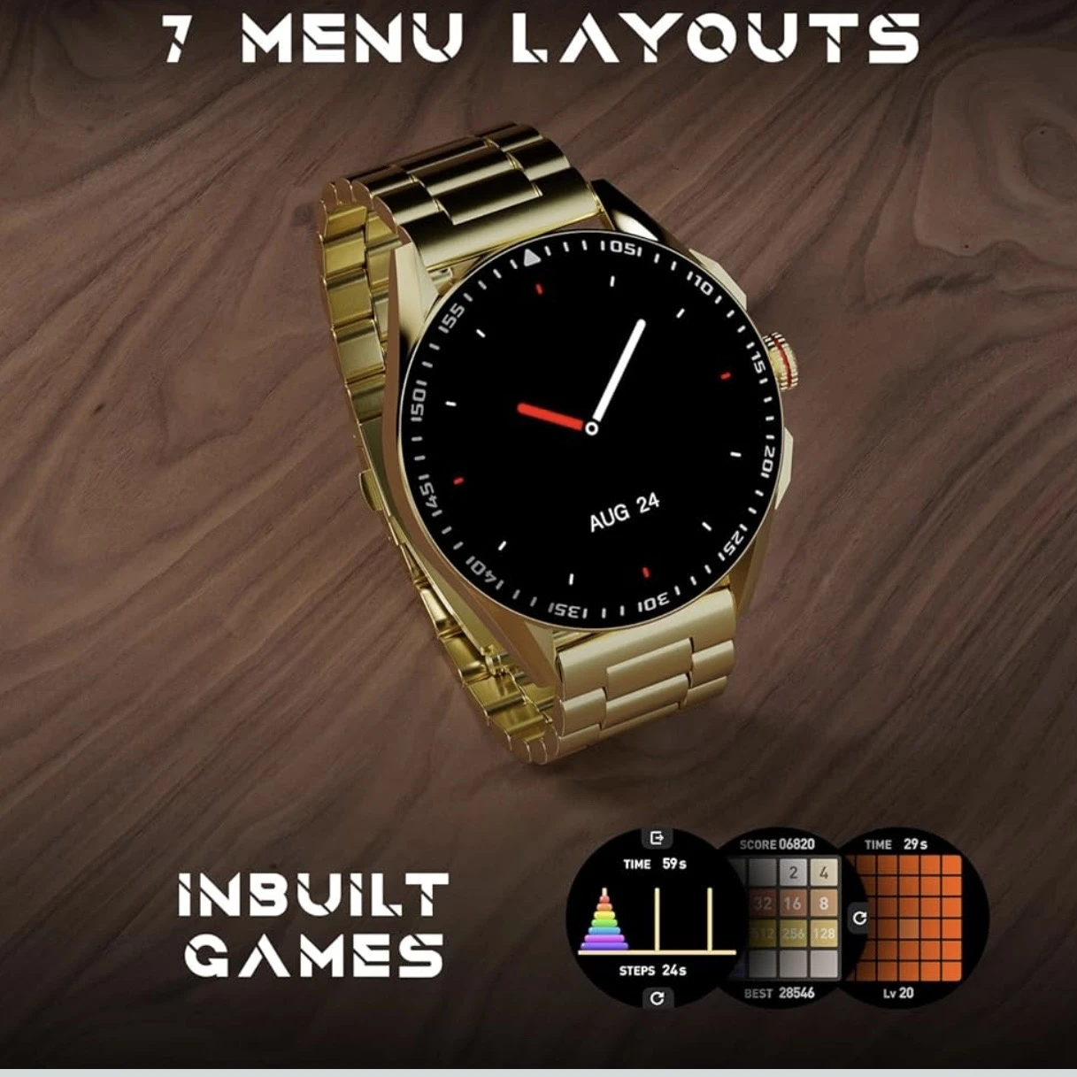 Fire Boltt Invincible Plus Bluetooth calling Smartwatch.. Model No.BSW097