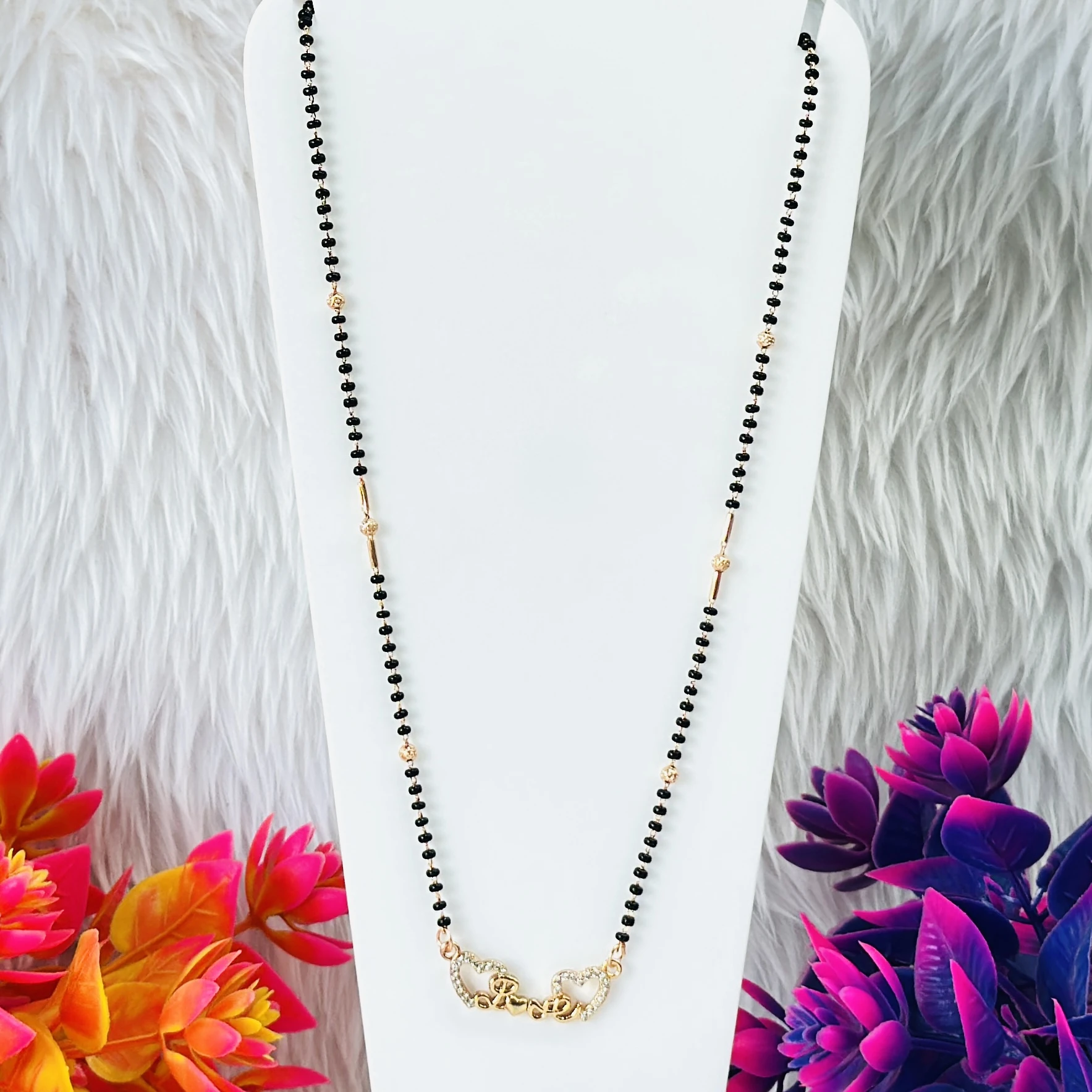 Gold plated mangalsutra