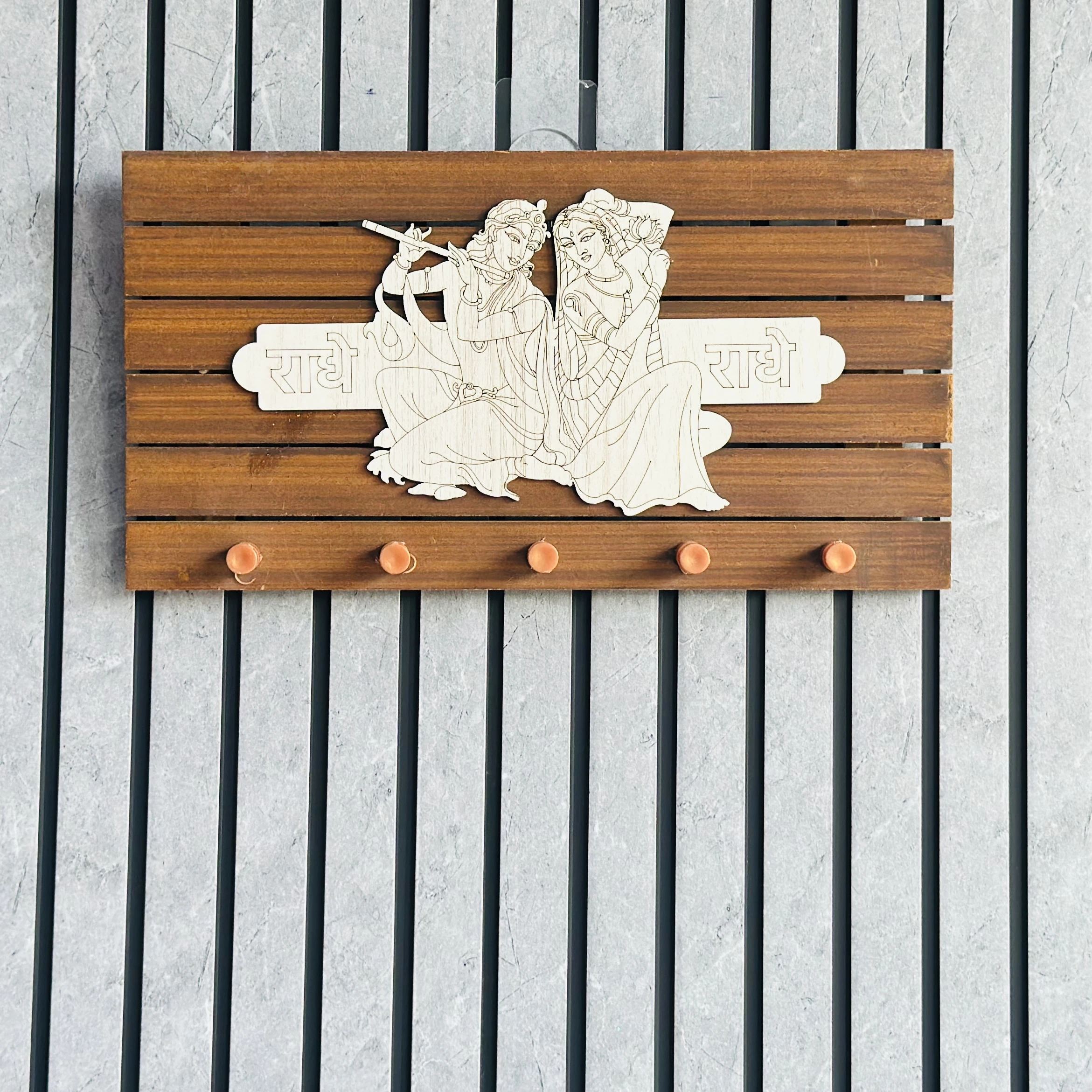 Wooden key holder (SKU-14SMML)