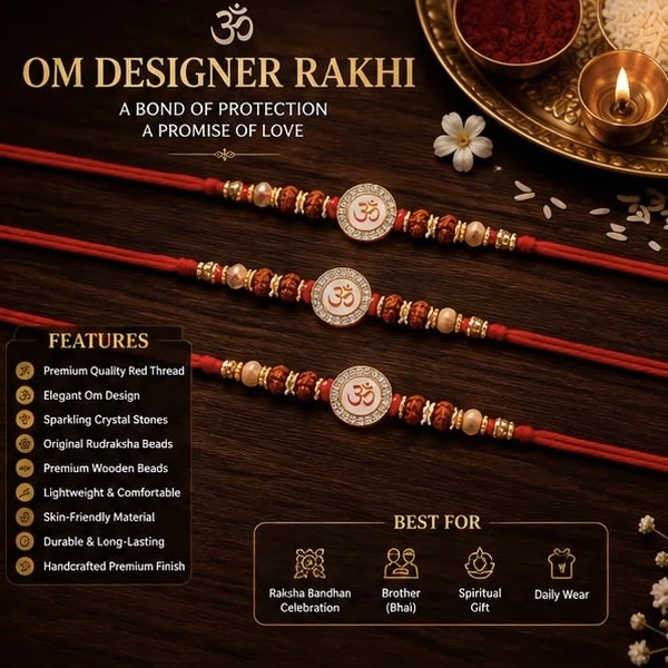 Om Designer Rakhis