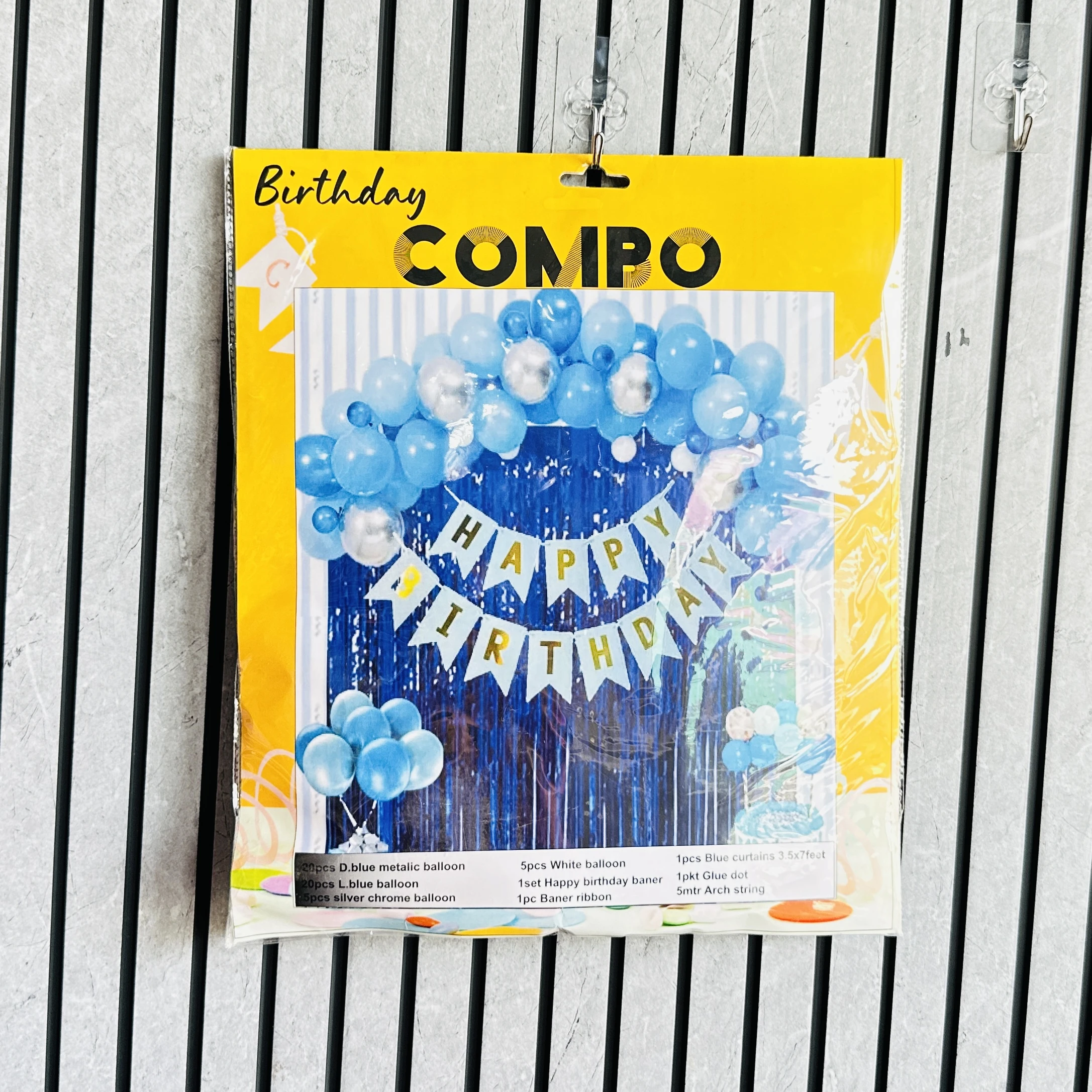 Happy Birthday Foil Banner Decoration Set