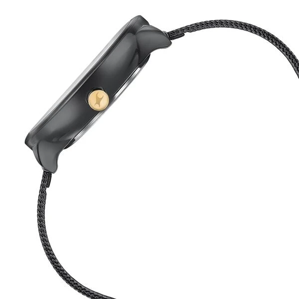 Fastrack Stunners Quartz Analog Black Dial Stainless Steel Strap Watch for Girls  Model No.NT6303KM01