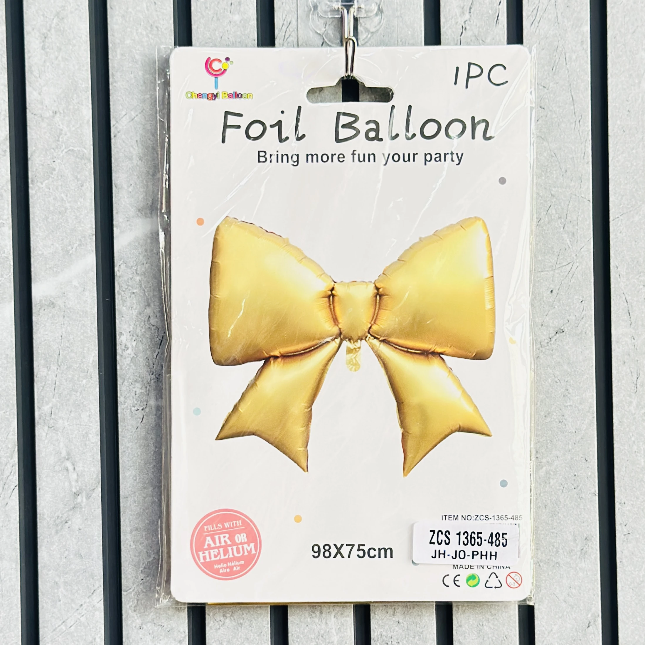 Chengyi brand gold bow-shaped foil balloon