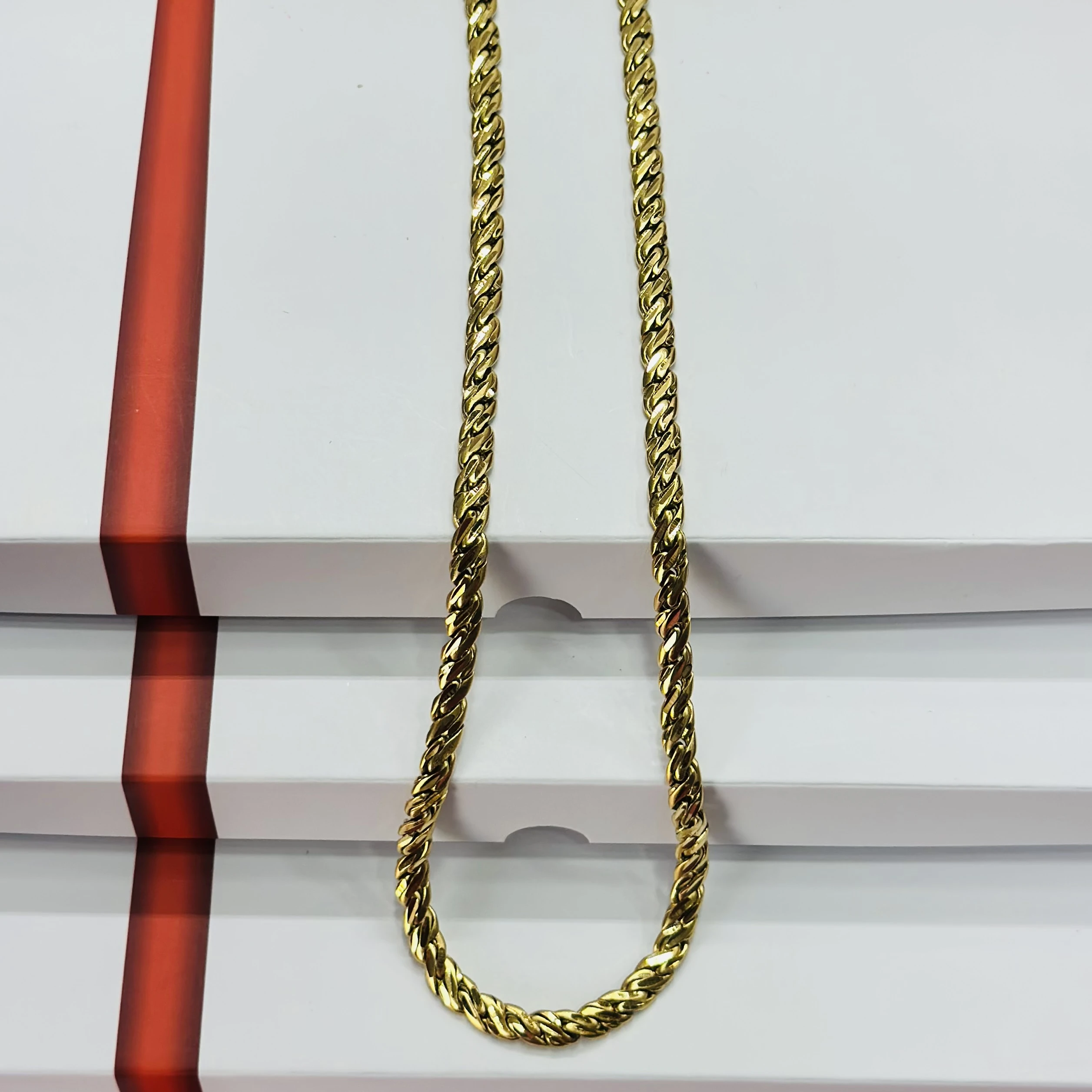Gold plated design chain