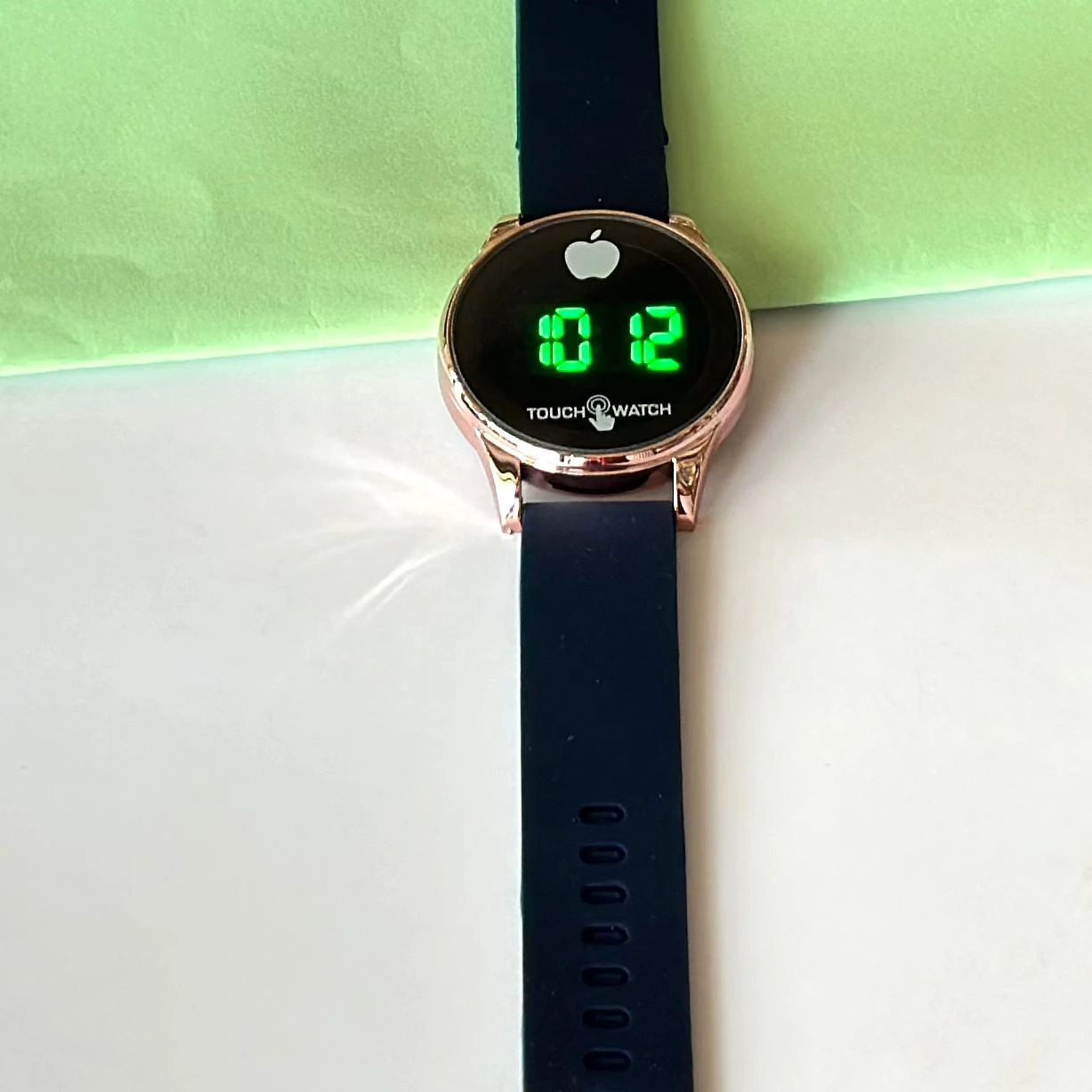 Kids digital watch with a silicone strap