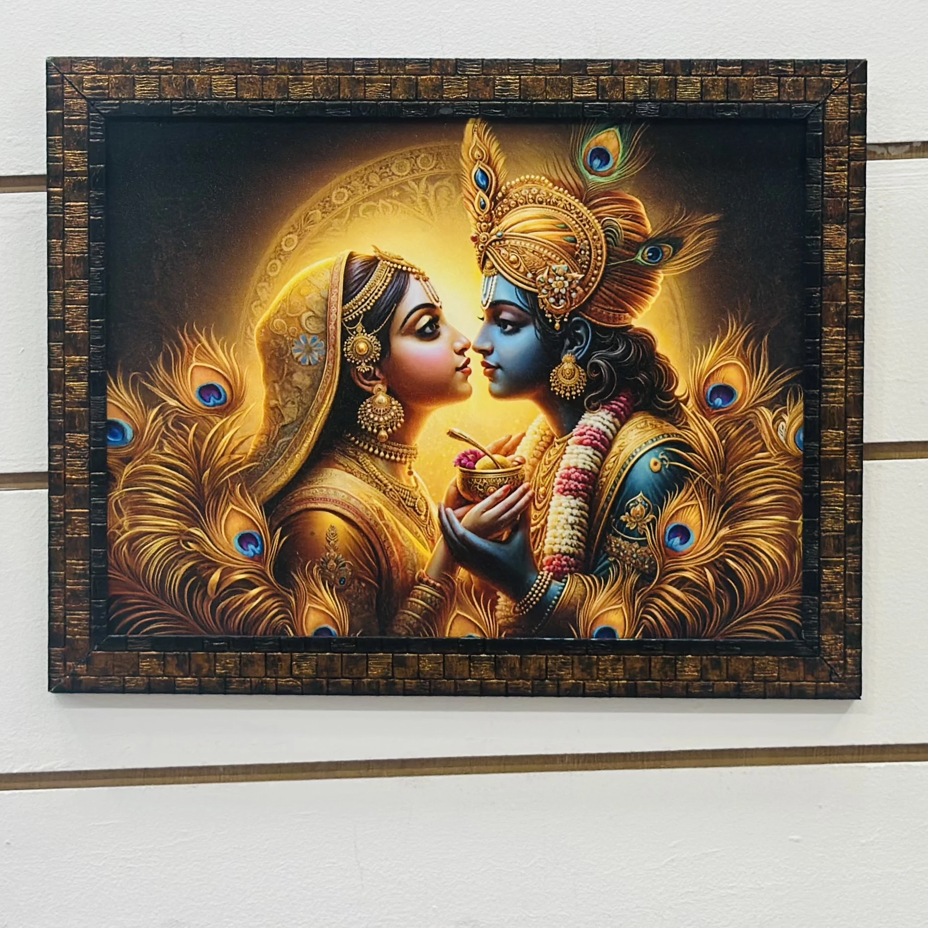 Radha Krishna Trendy Modern Art(SKU-REOUL6)