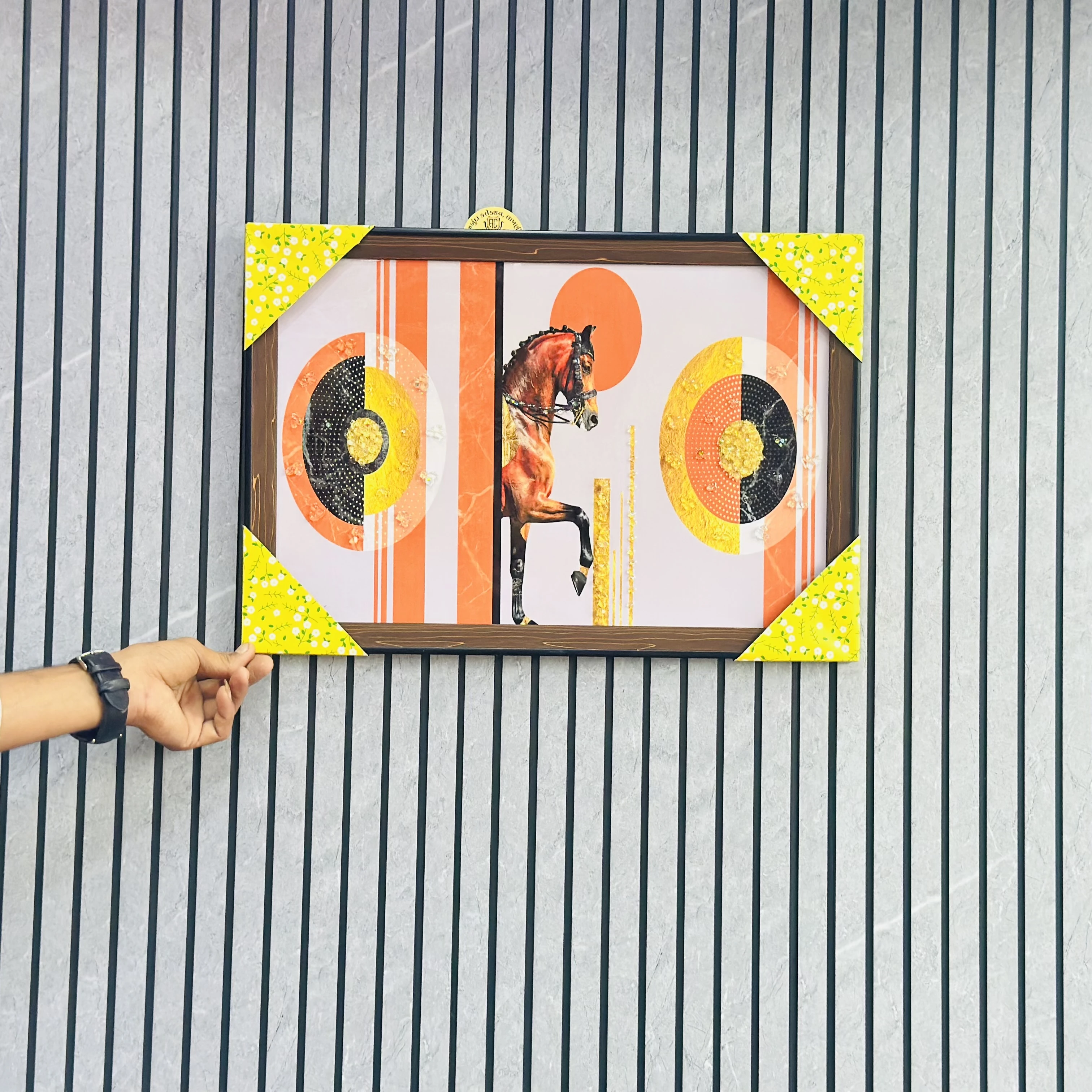 art print featuring a horse(SKU-2HHCDJ)