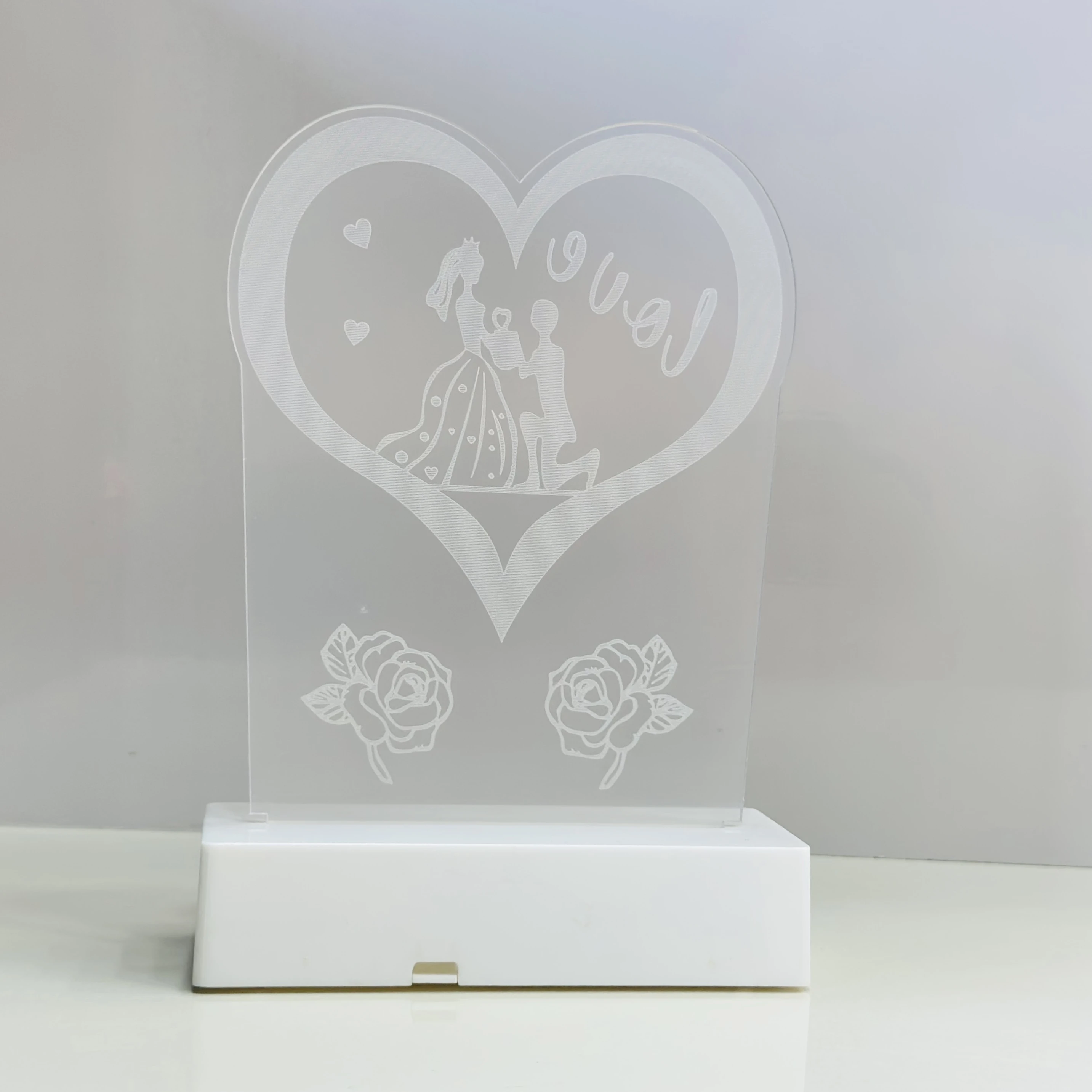 Acrylic 3D illusion LED night lamp(SKU-OL46KA)