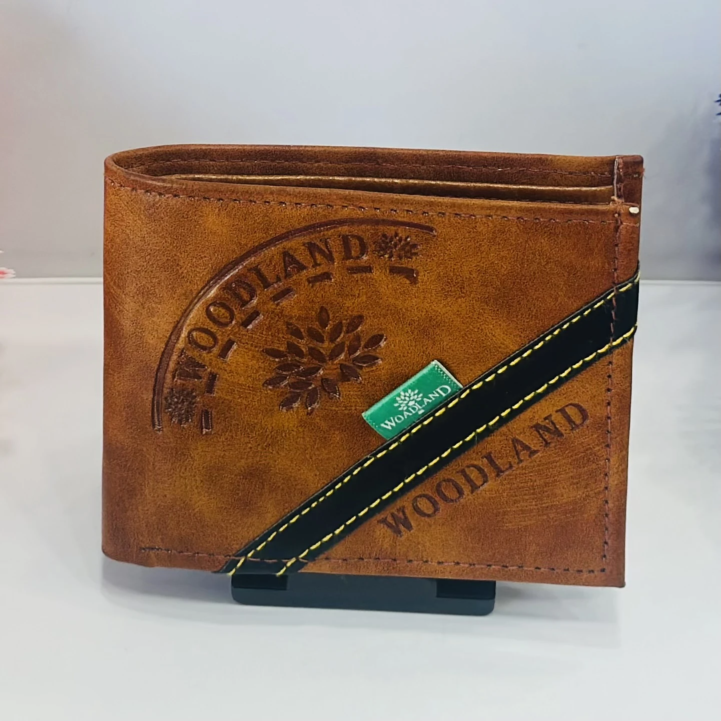 Woodland Black Men Leather Wallet