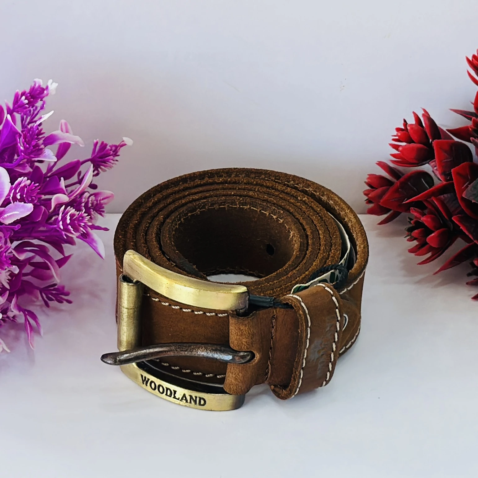 Tan Genuine Leather Belt