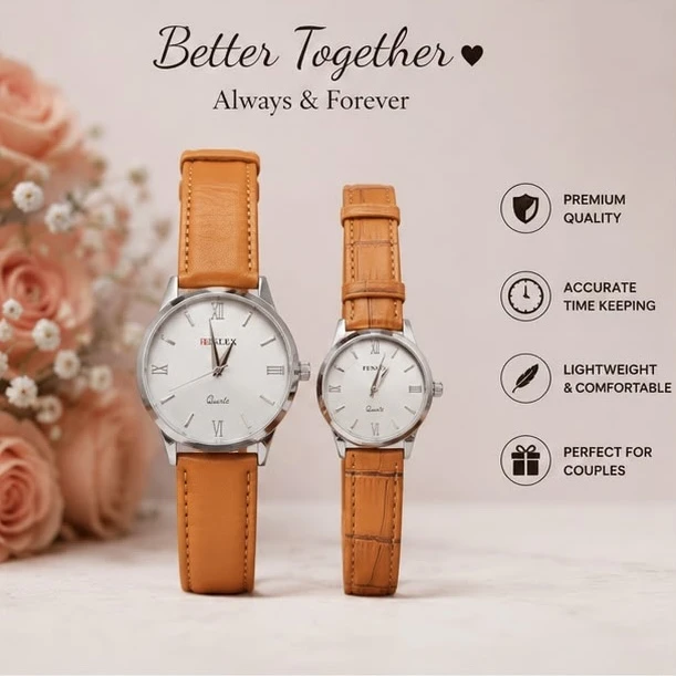 Elegant Matching Couple Watches