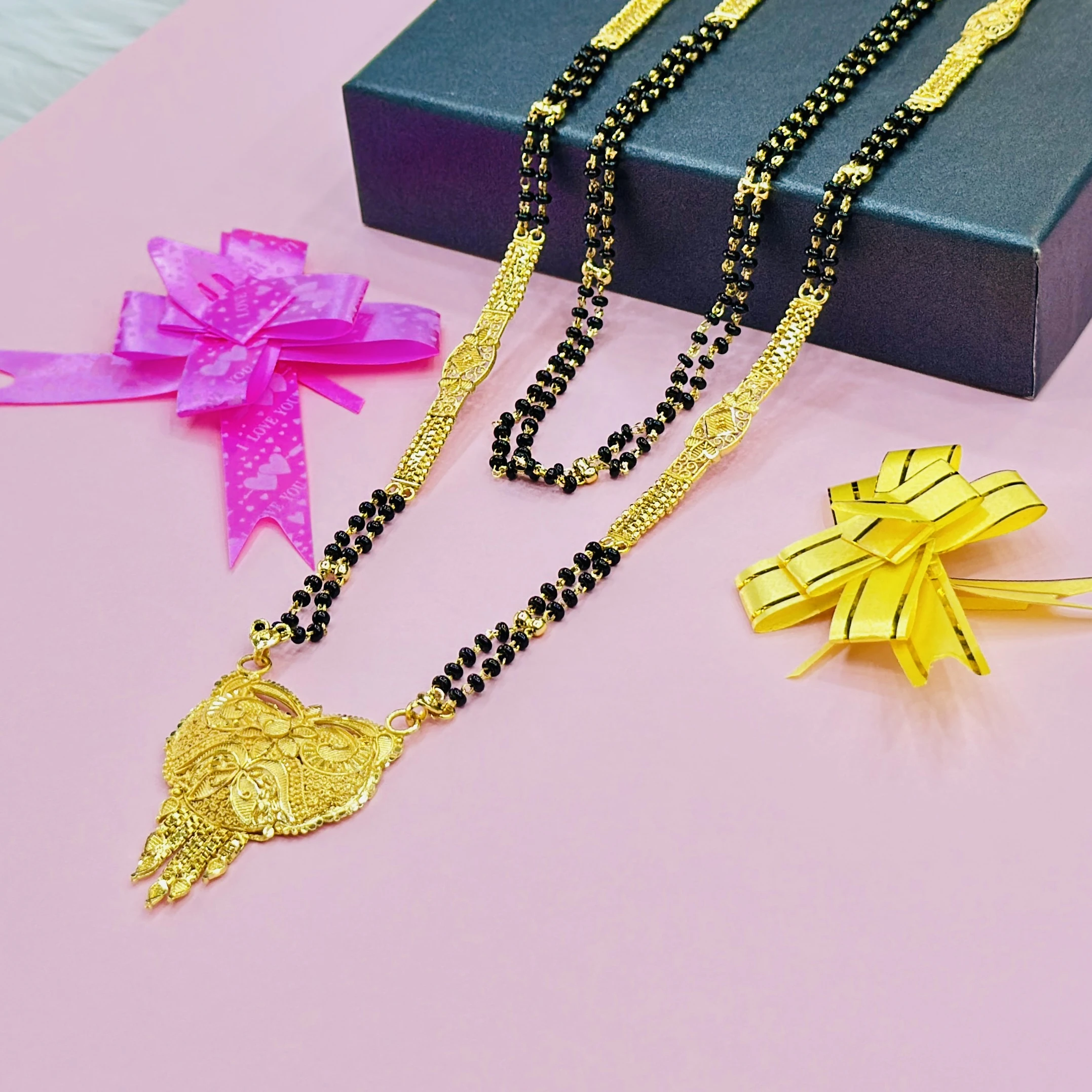 Gold plated alloy mangalsutra