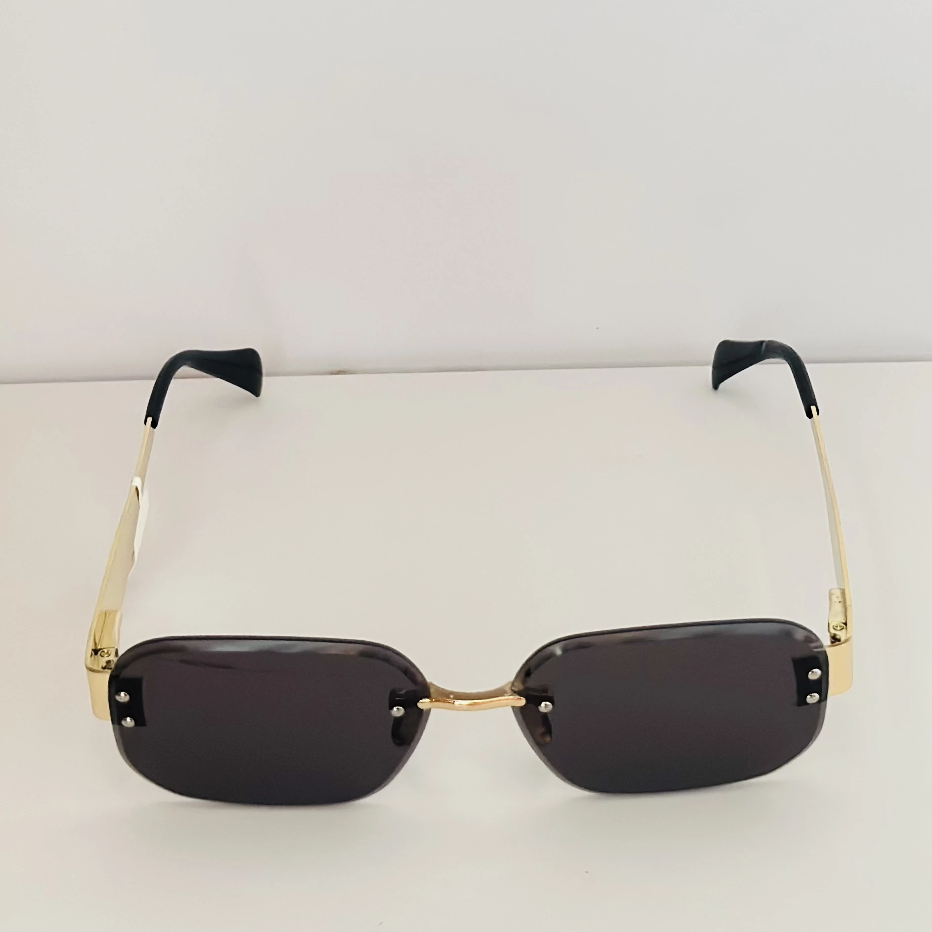 Cartier Santos de Cartier CT0460S rimless rectangular sunglasses