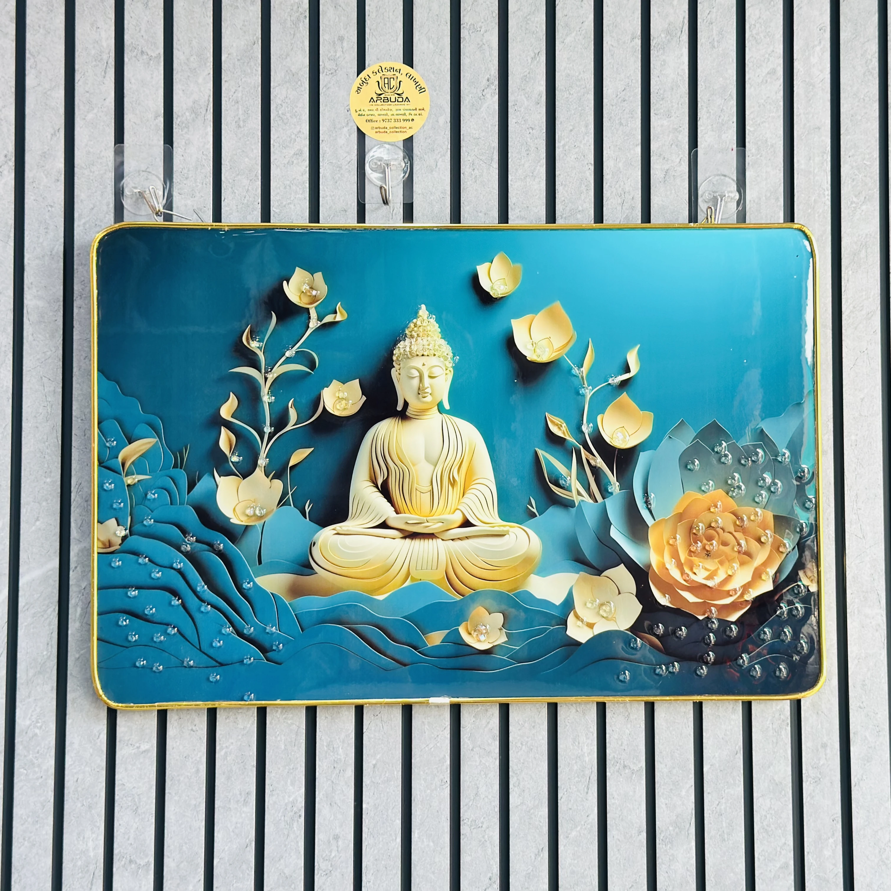 Gautam buddha wall art (SKU -Q2H5R7)