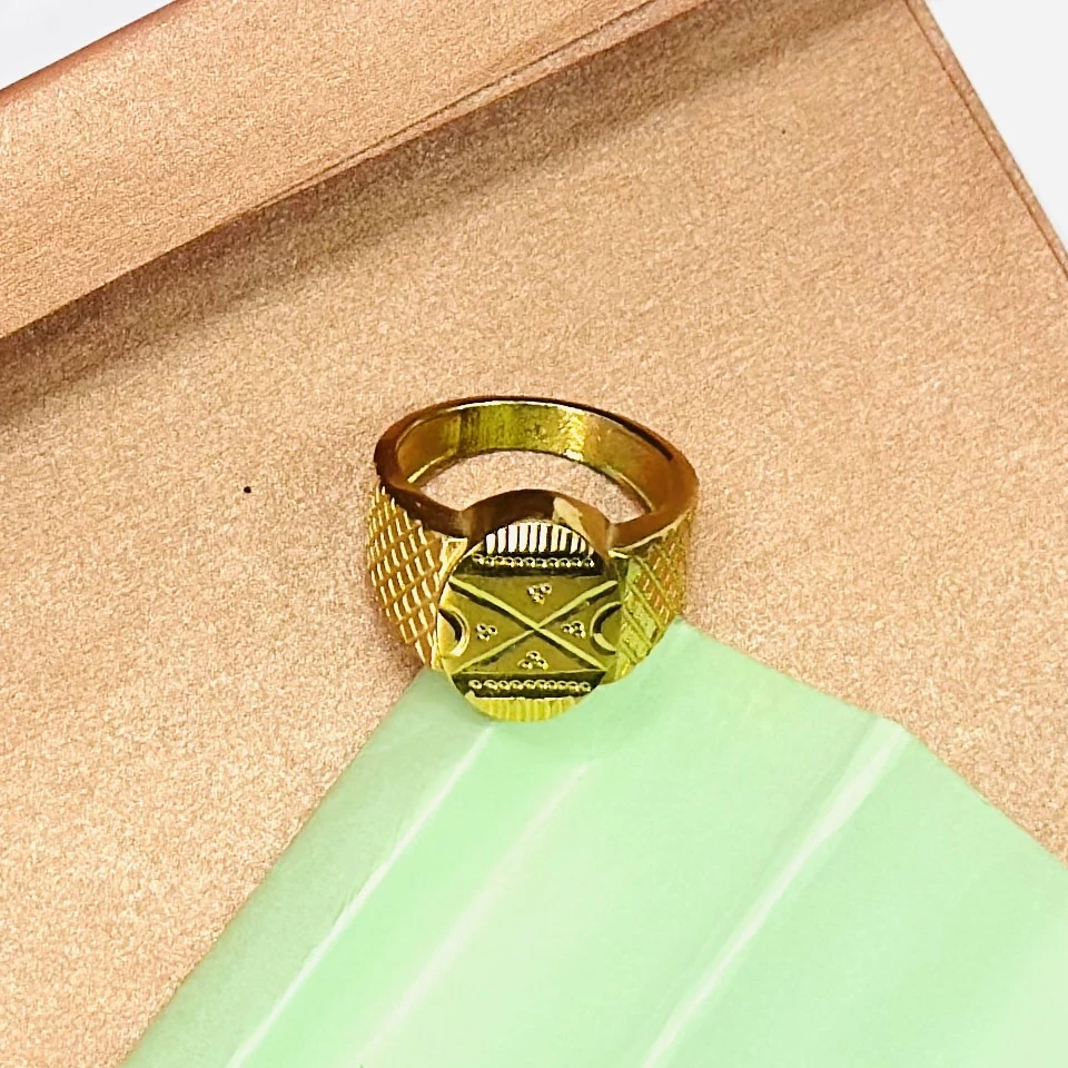 Male 22K 10g Men Gold Ring