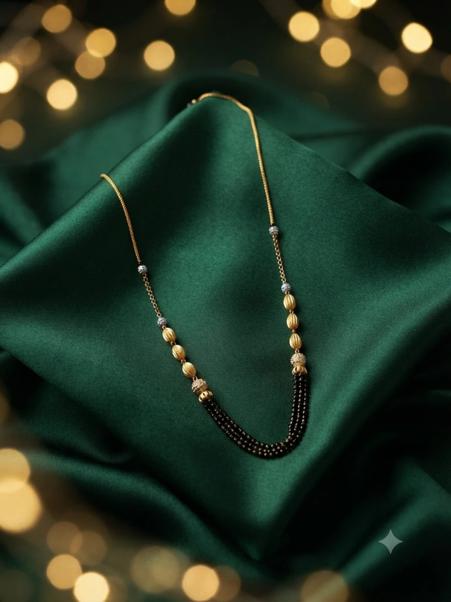 Meira Jewellery gold-plated mangalsutra