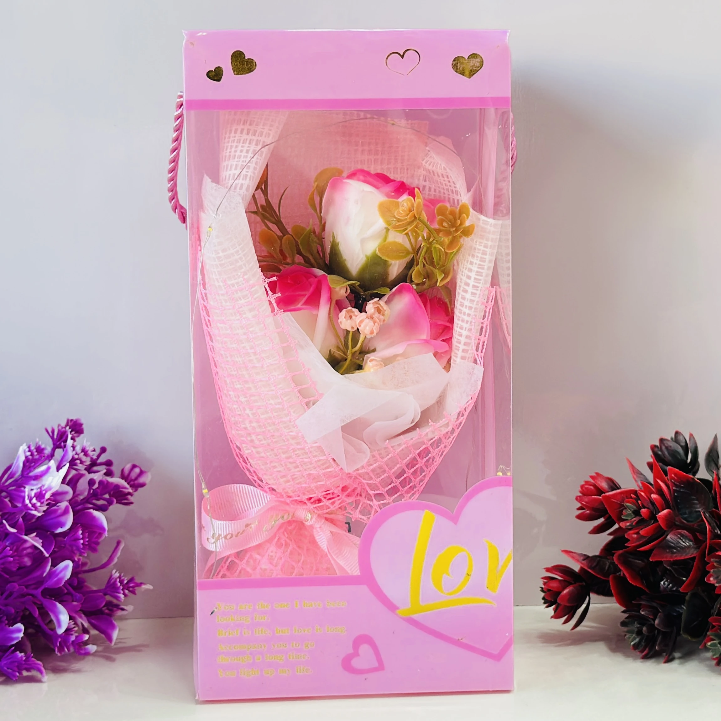 Artificial Flower Bouquet Gift