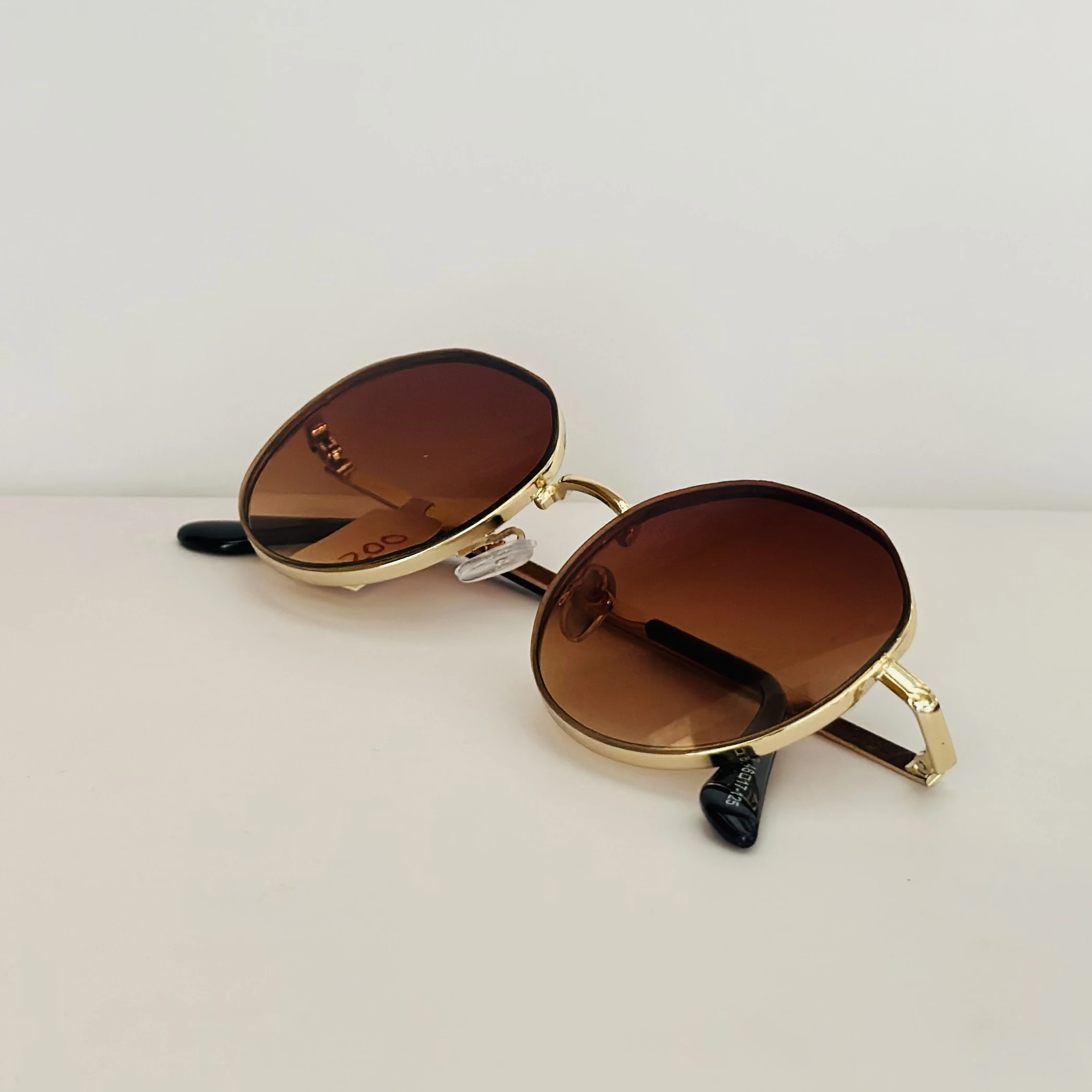 Golden Round Fashion Sunglasses