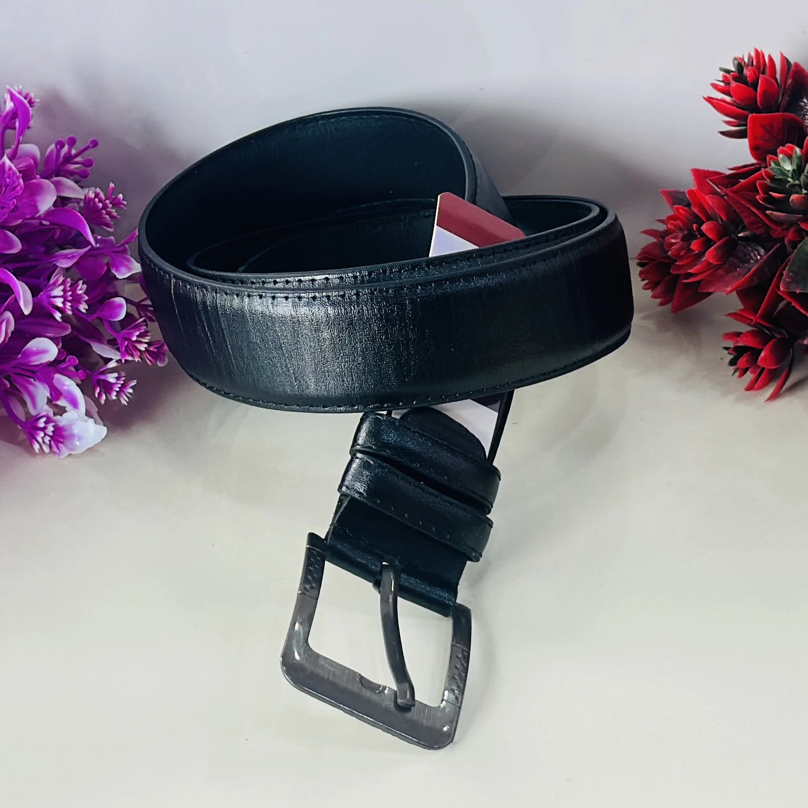 Black men's belt