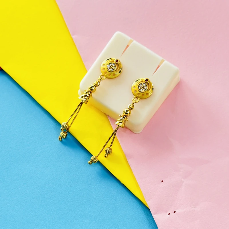 traditional gold drop earrings