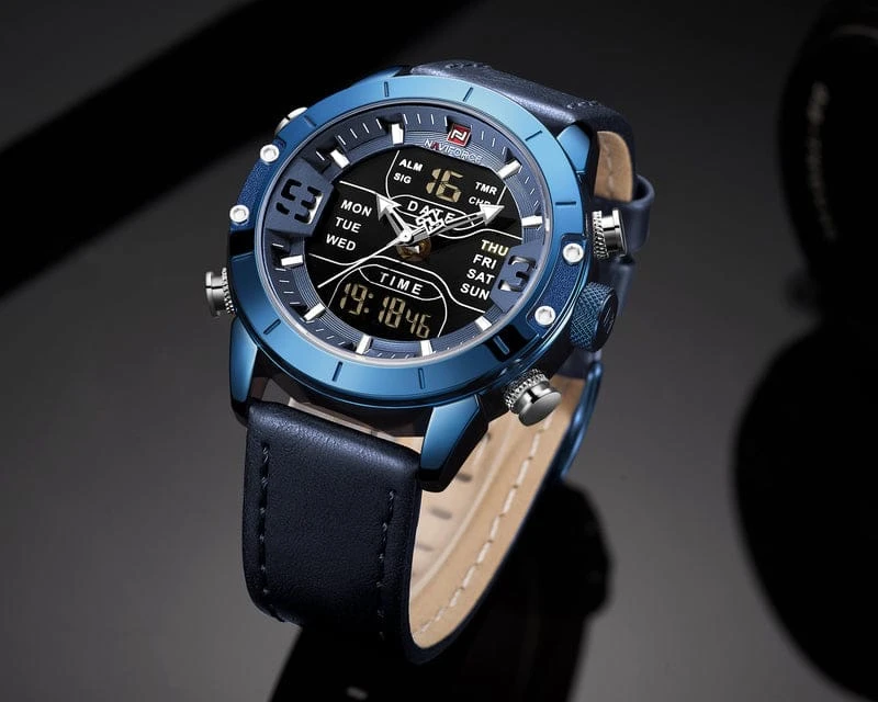 Analog digital men's watch.
