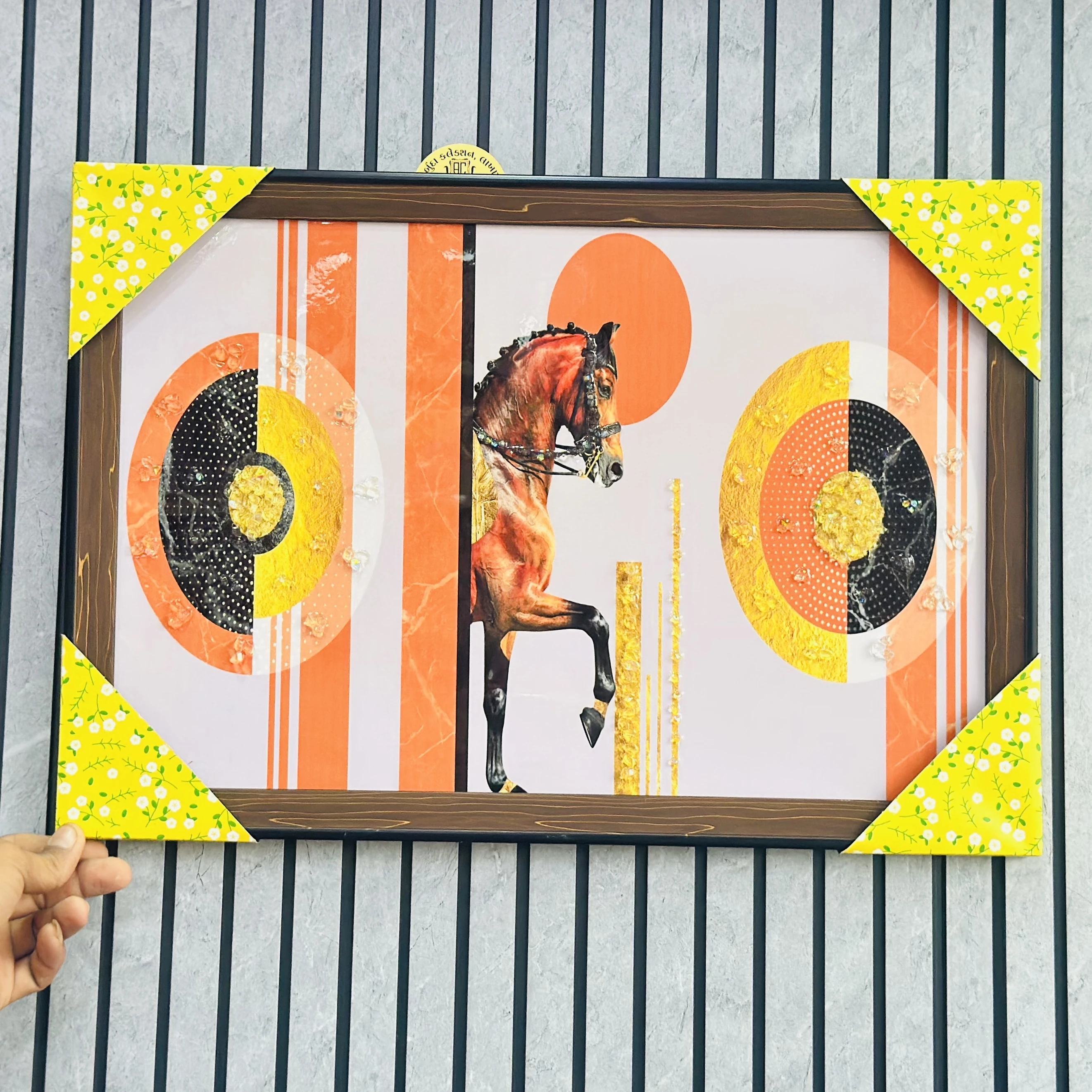 art print featuring a horse(SKU-2HHCDJ)