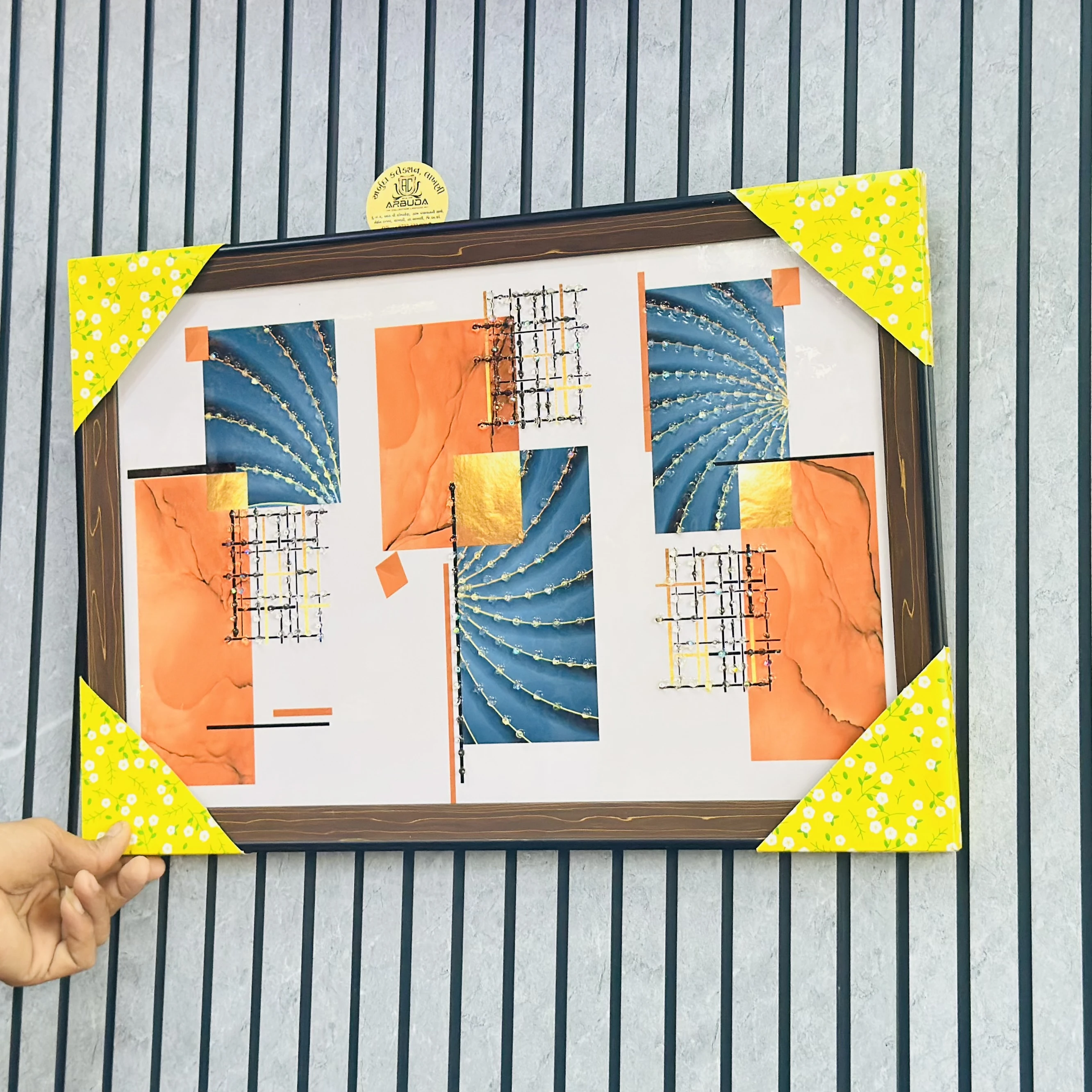 Modern abstract art wall frame(SKU-GN94Y5)
