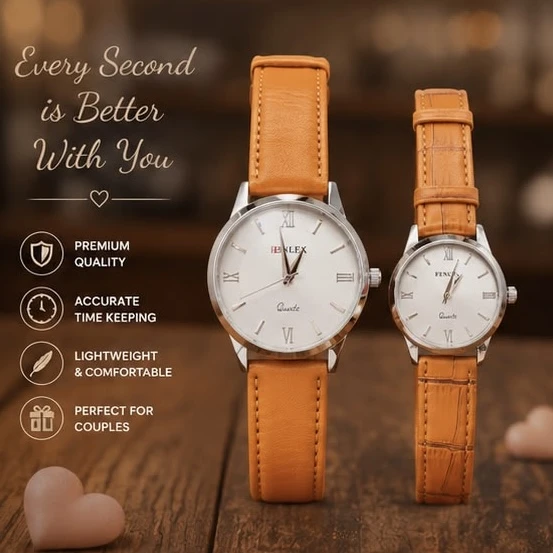 Elegant Matching Couple Watches