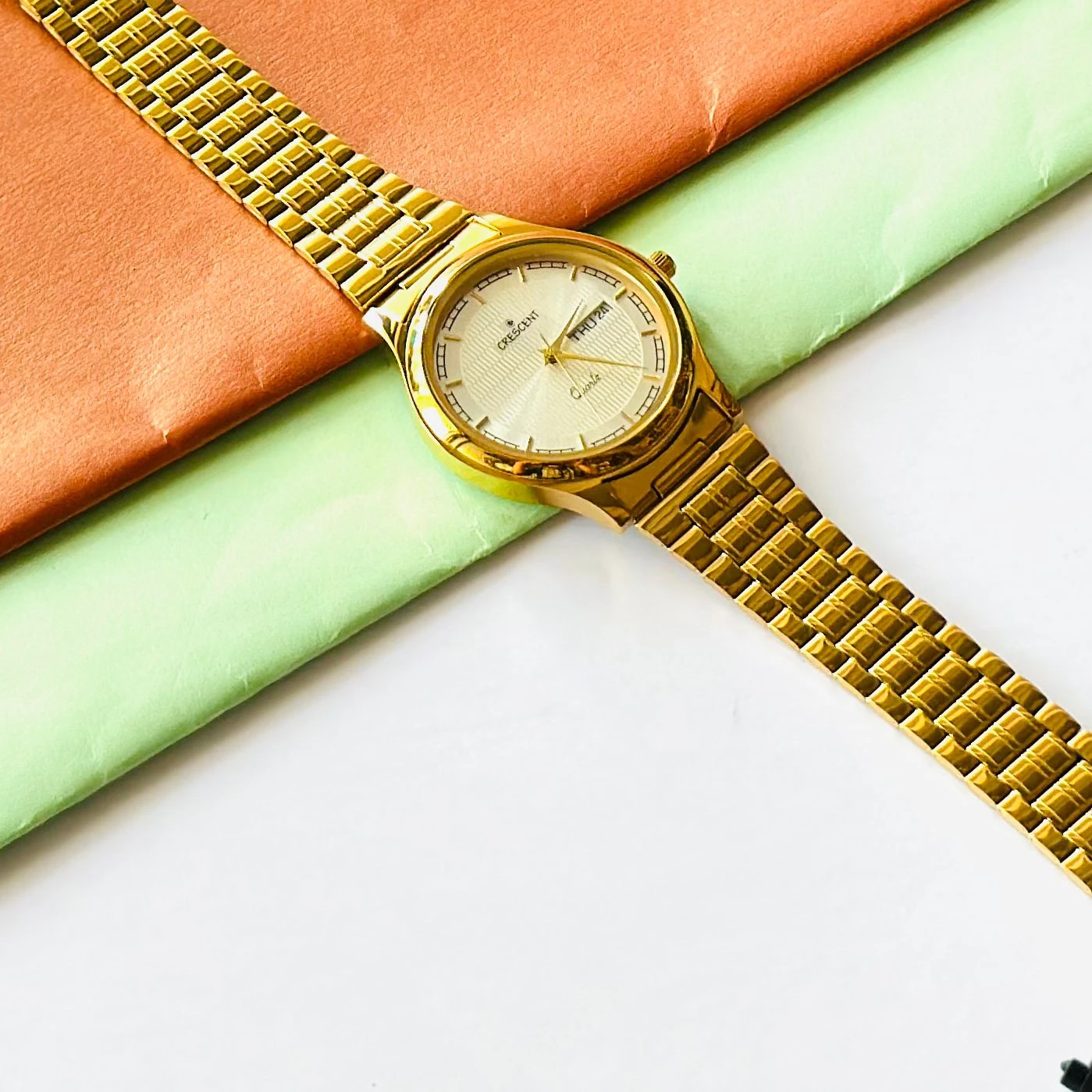 Crescent Analog watch