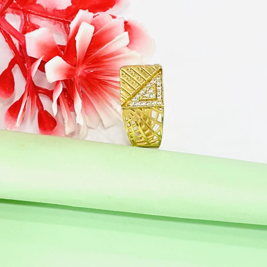 Gold plated men's ring