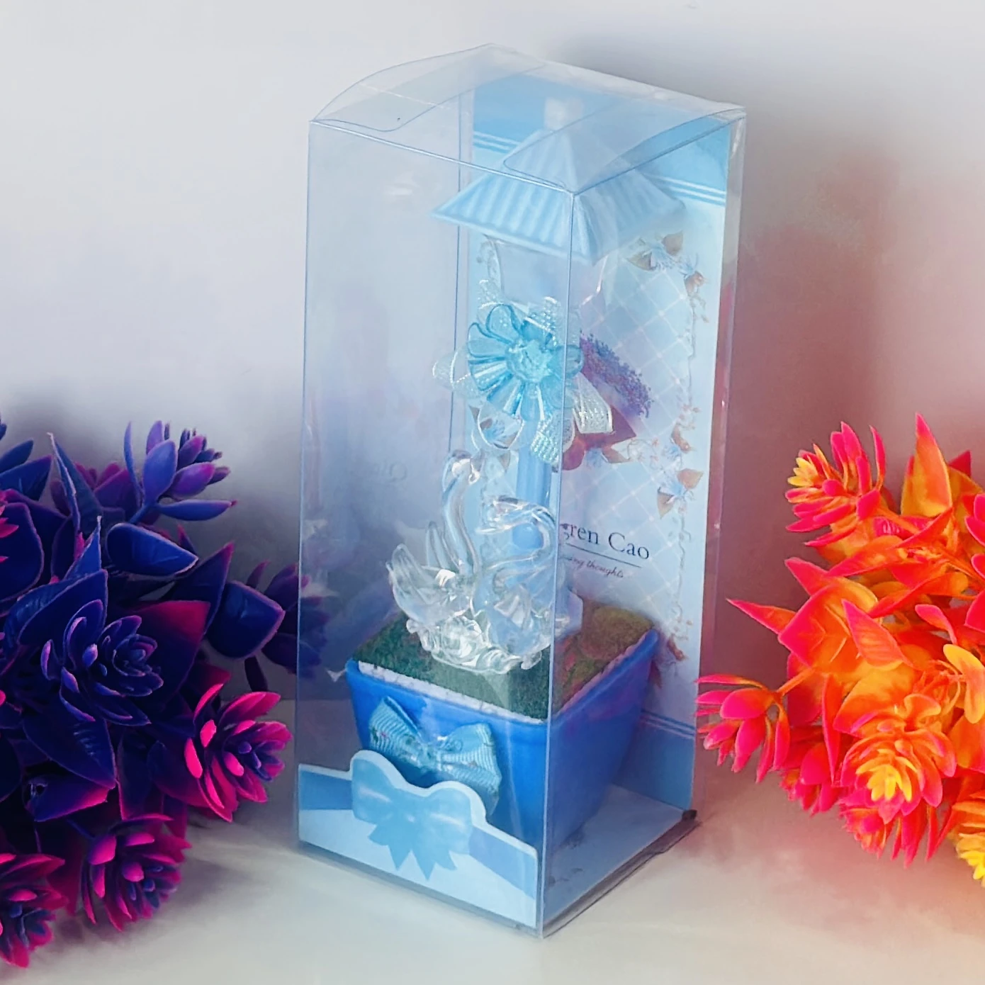 crystal swan couple showpiece. … DS64X6