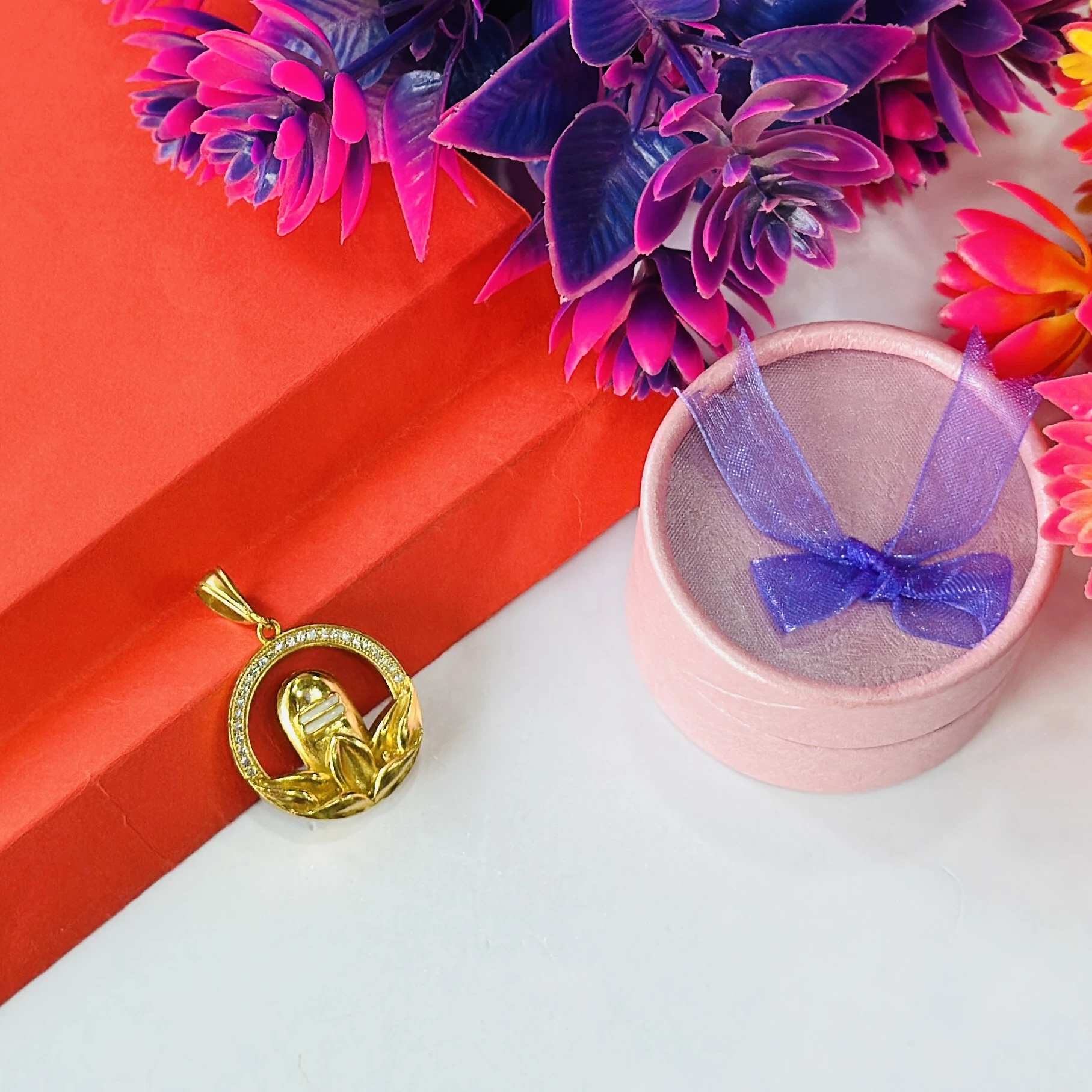 Gold plated pendant