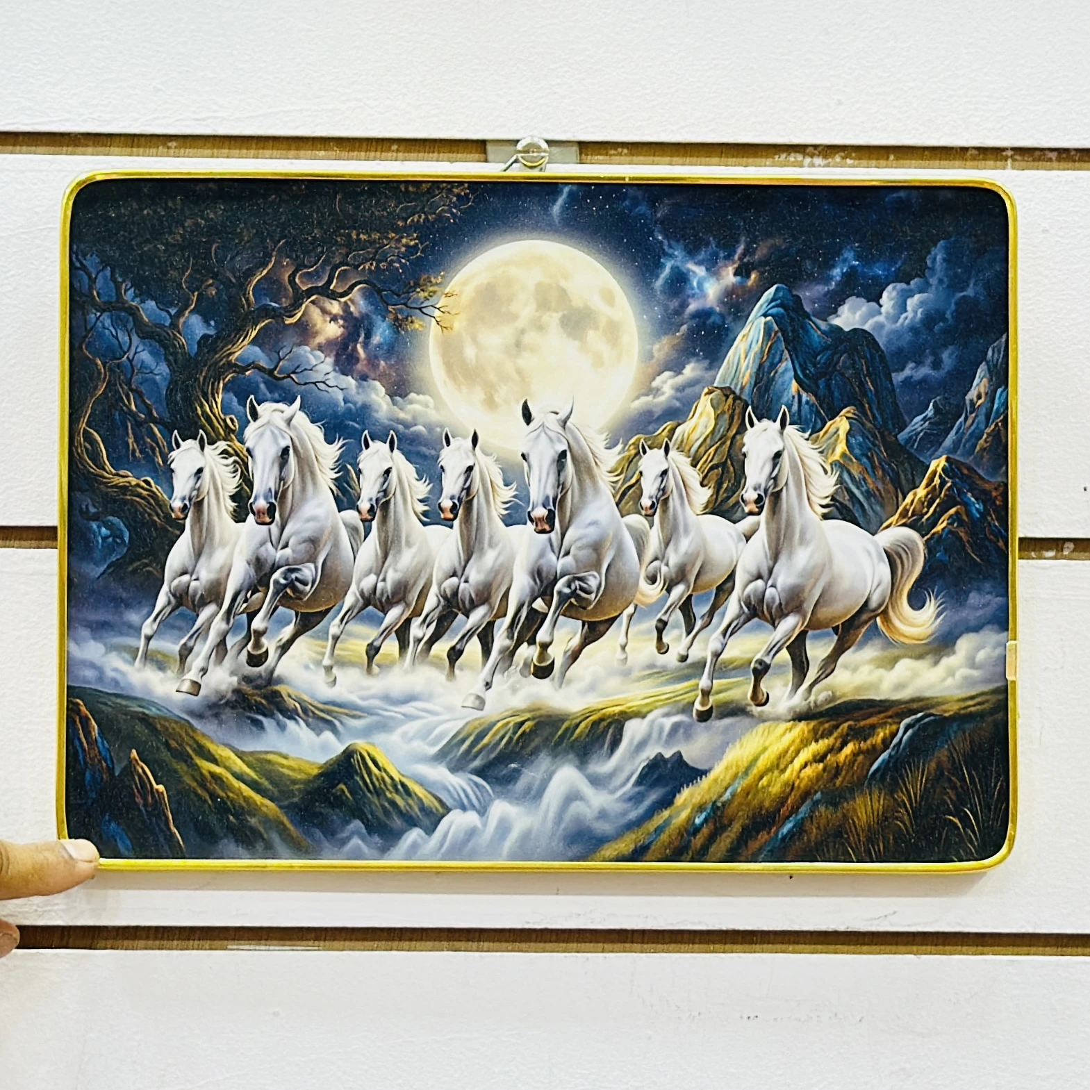 Seven Horses Vastu Painting……ZA8W36