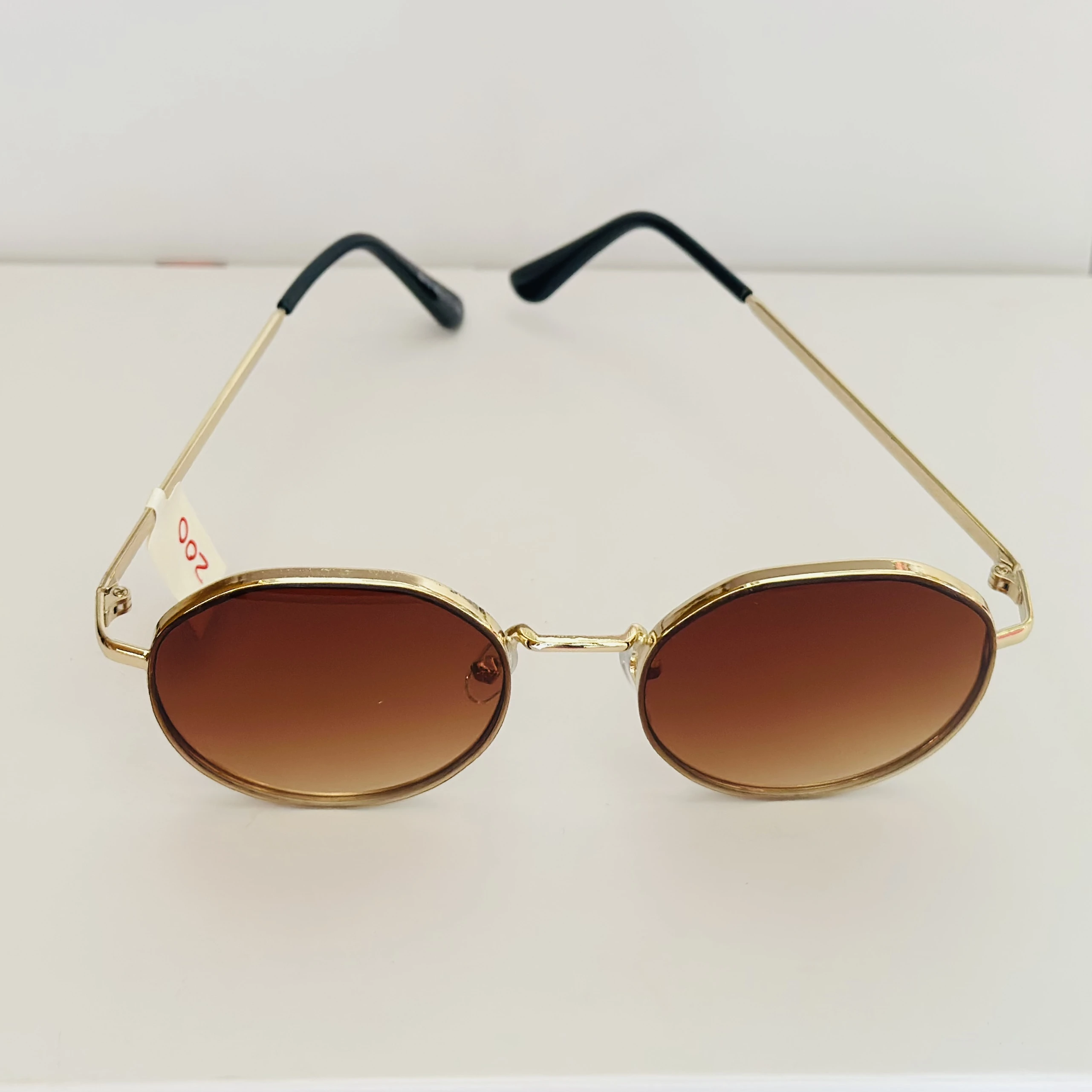 Golden Round Fashion Sunglasses