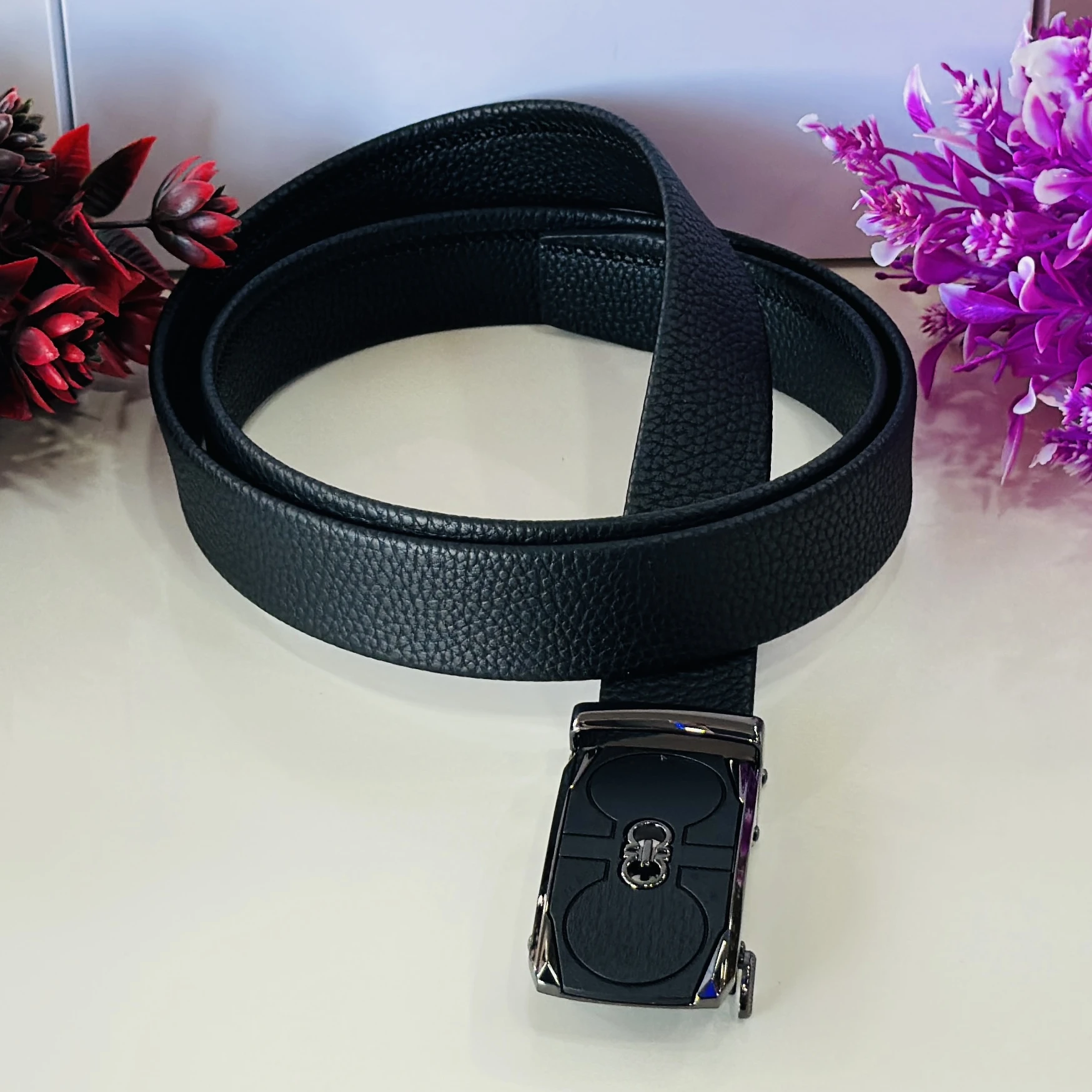 Leather House men's genuine leather belt