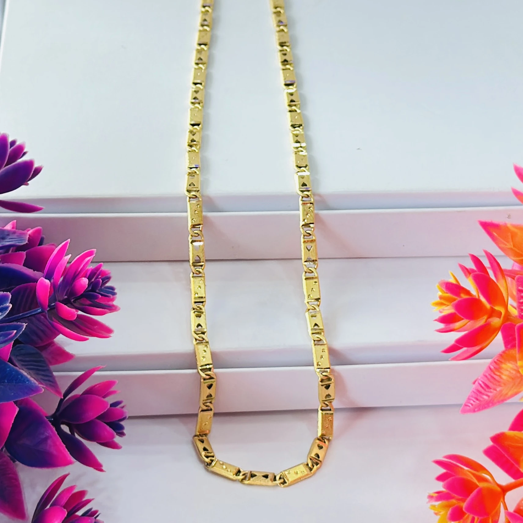 Gold Plated Nawabi Chain for Men