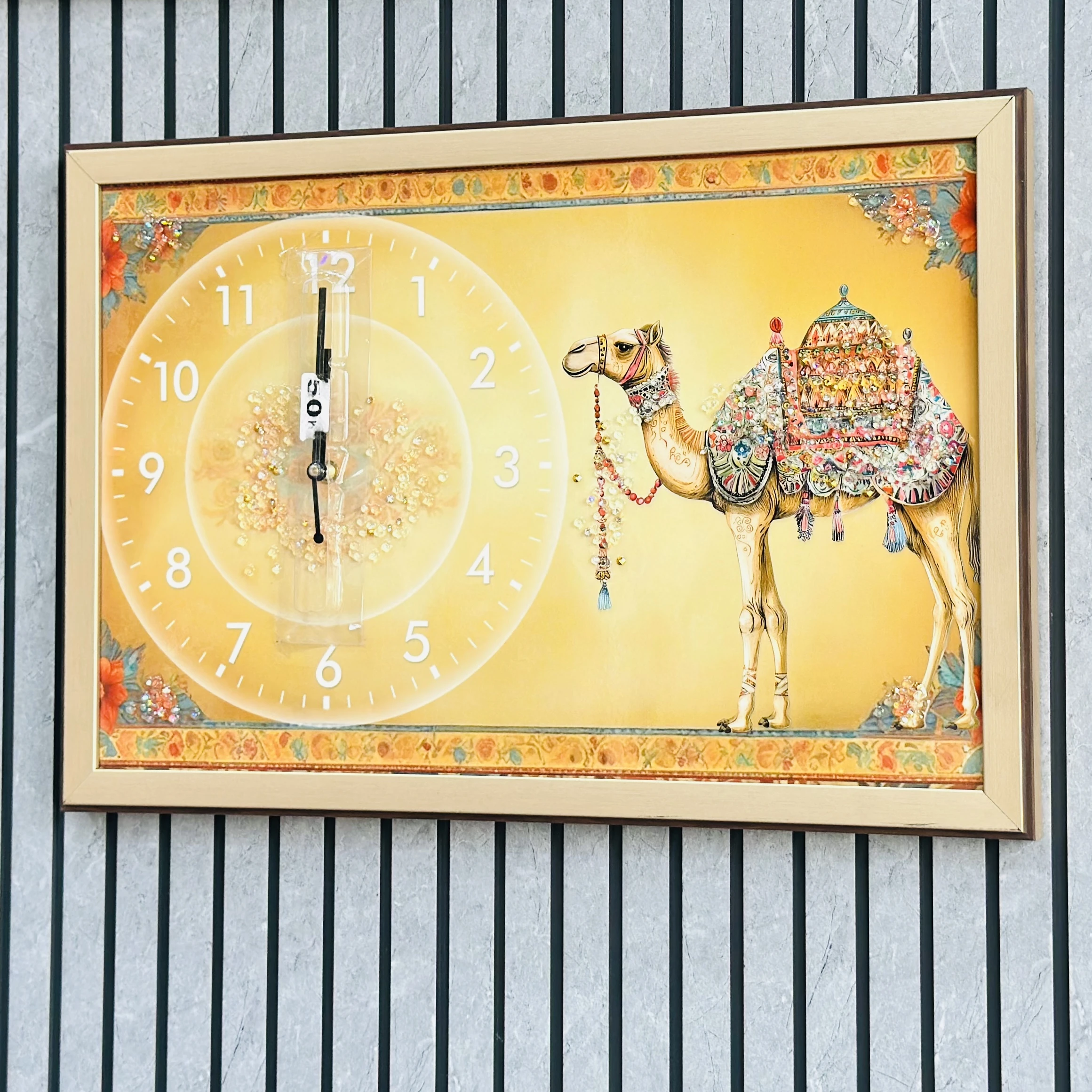 Rajasthani Camel Traditional Wall Clock(SKU-A1OTZB)