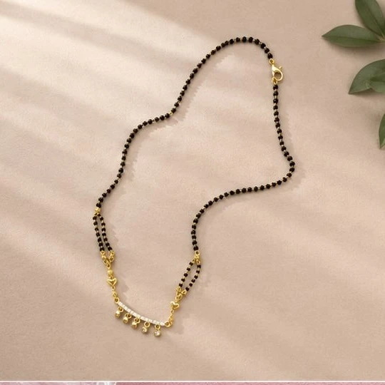 CAPILITE Jewellers gold-plated mangalsutra