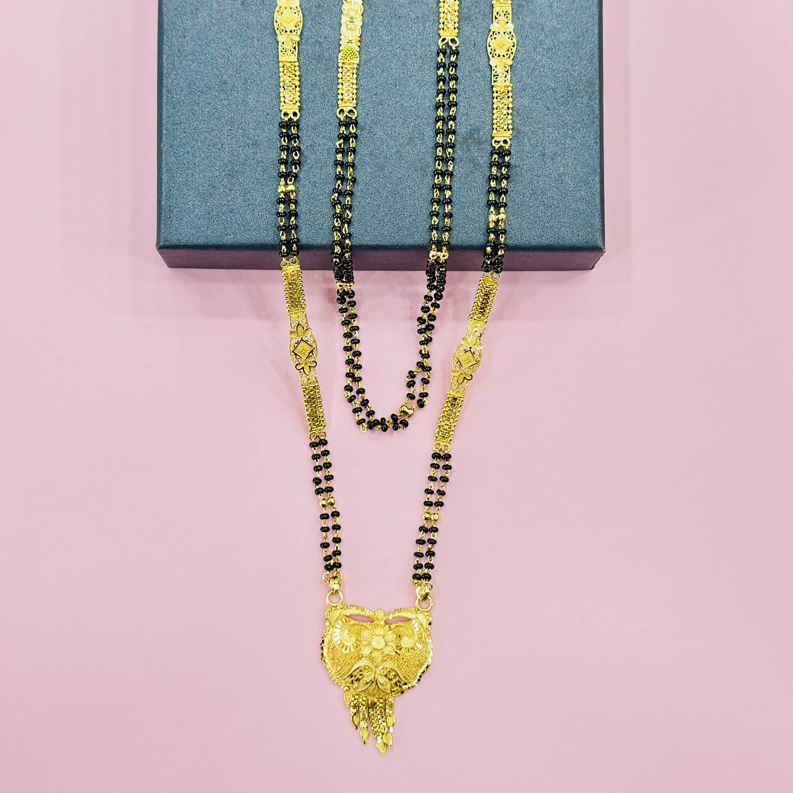 Gold plated alloy mangalsutra