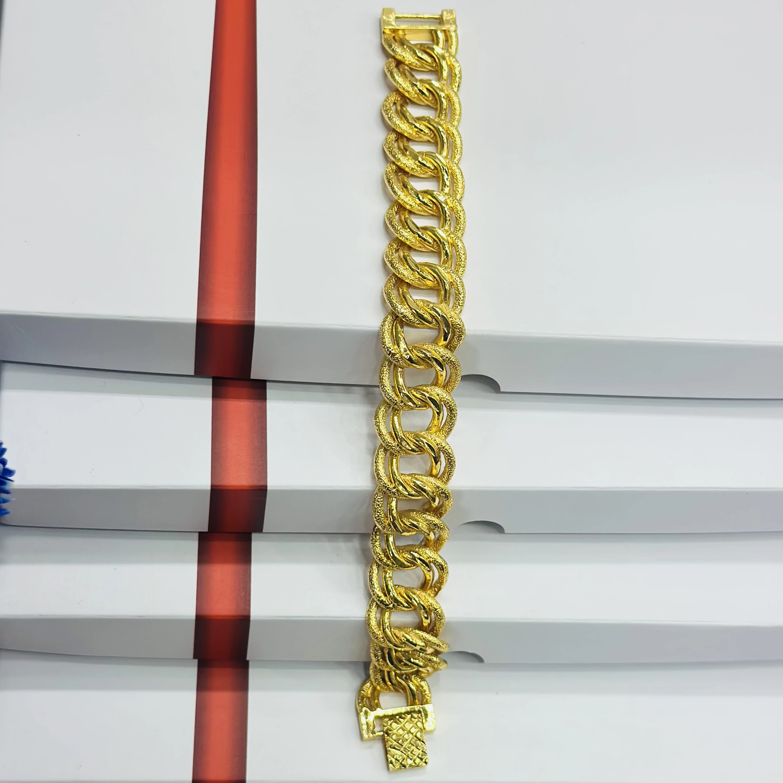 1 GRAM GOLD DIAMOND BRACELET FOR MEN