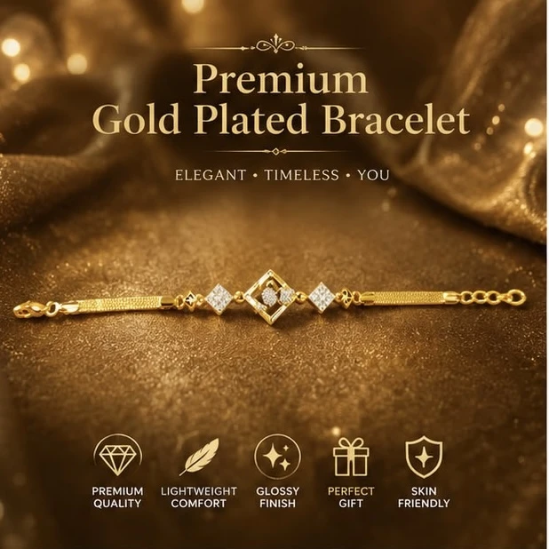 Premium Gold plated Rakhi