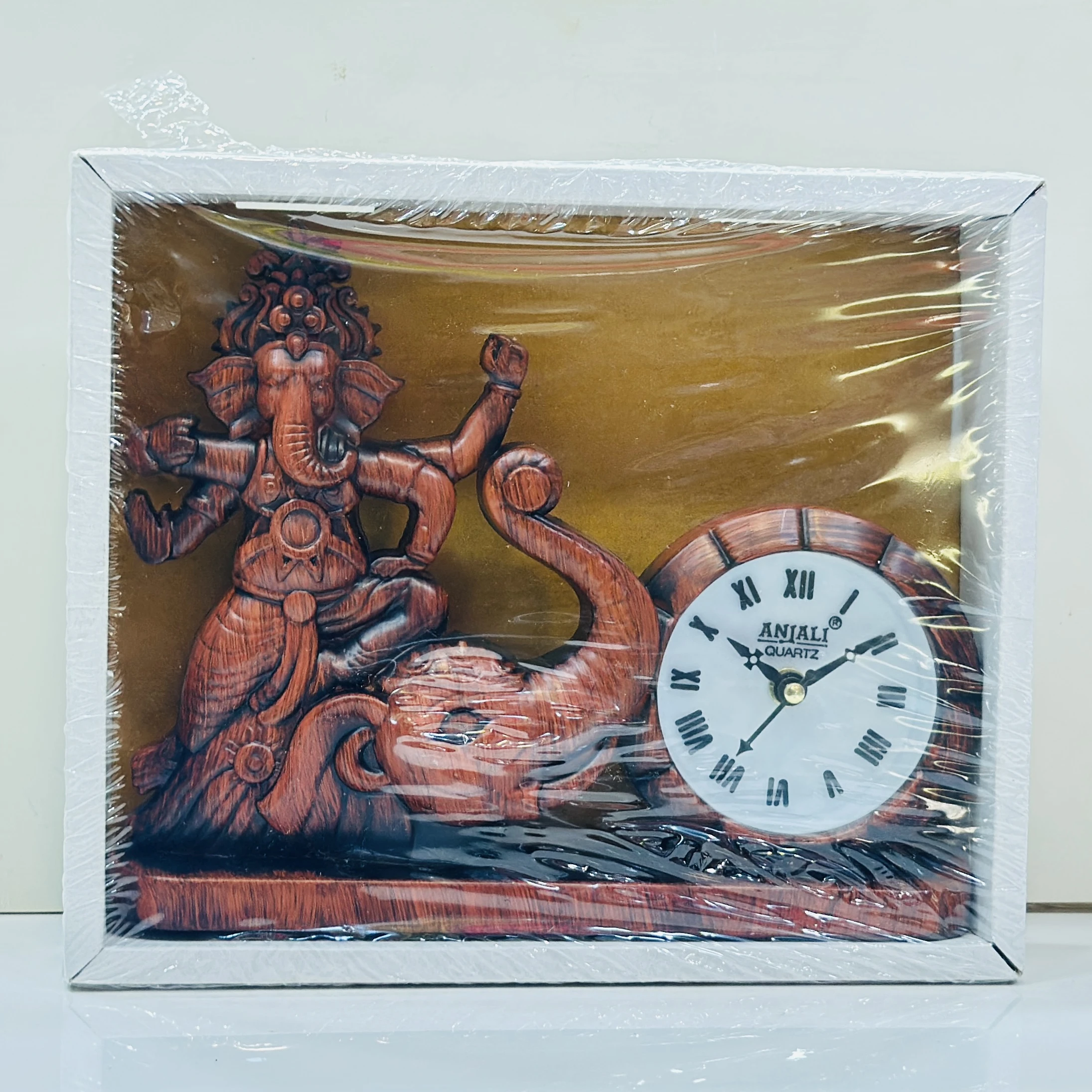 Anjali Quartz Ganesh Wall Clock.   T94CZ2