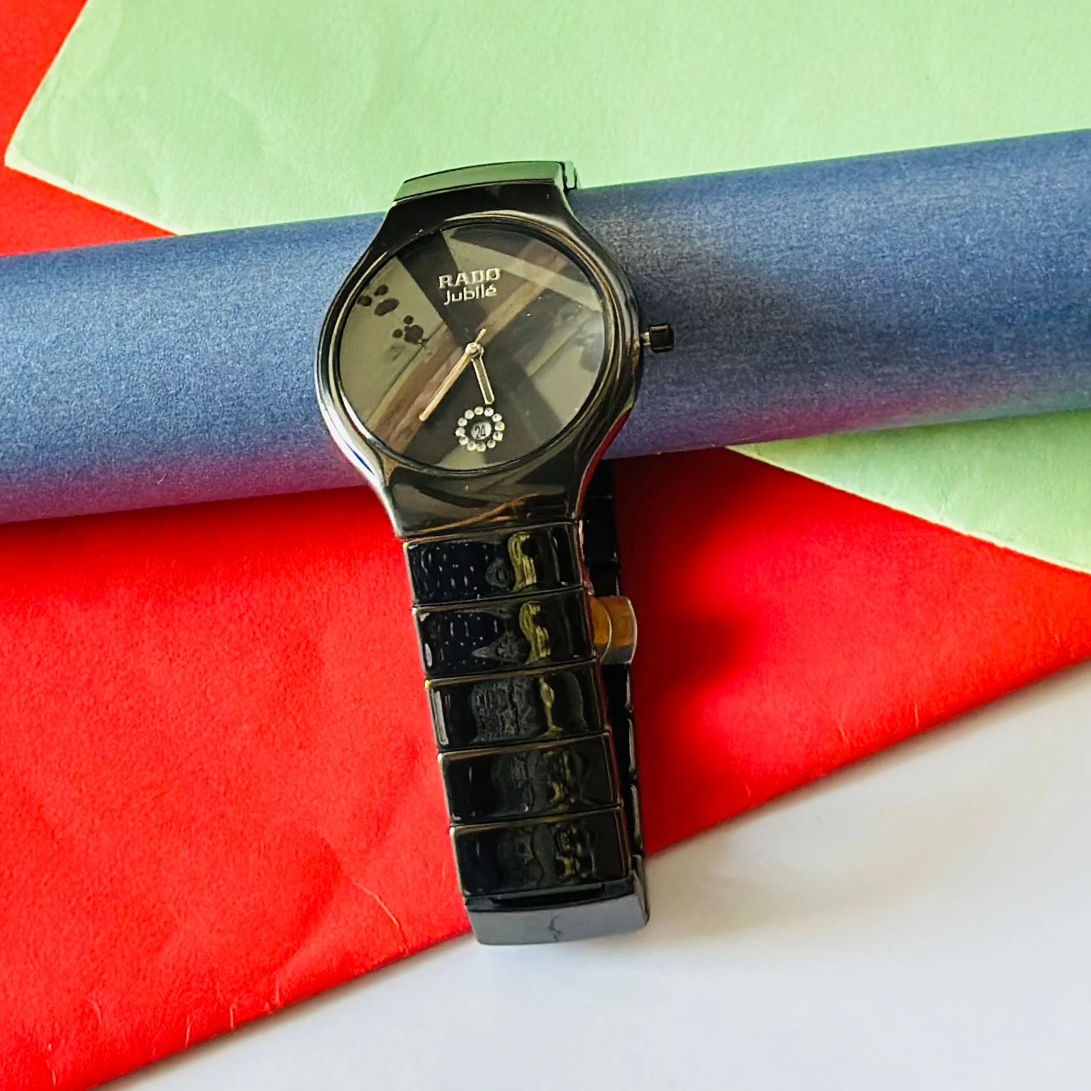 Rado integral jubile high tech black ceramic watch