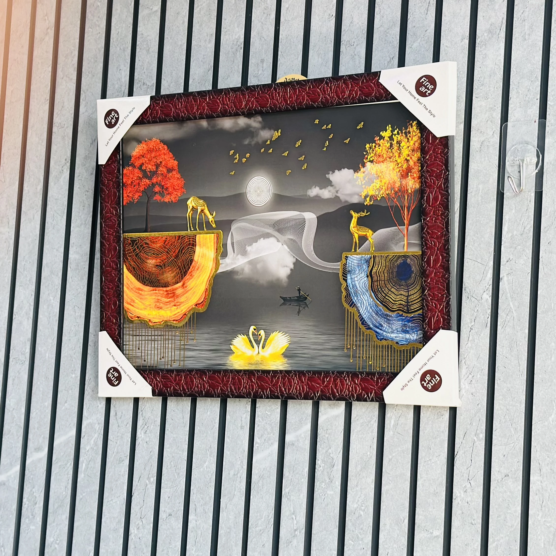 LIFEHAXTORE Abstract art Frame (SKU-UB07Q3)