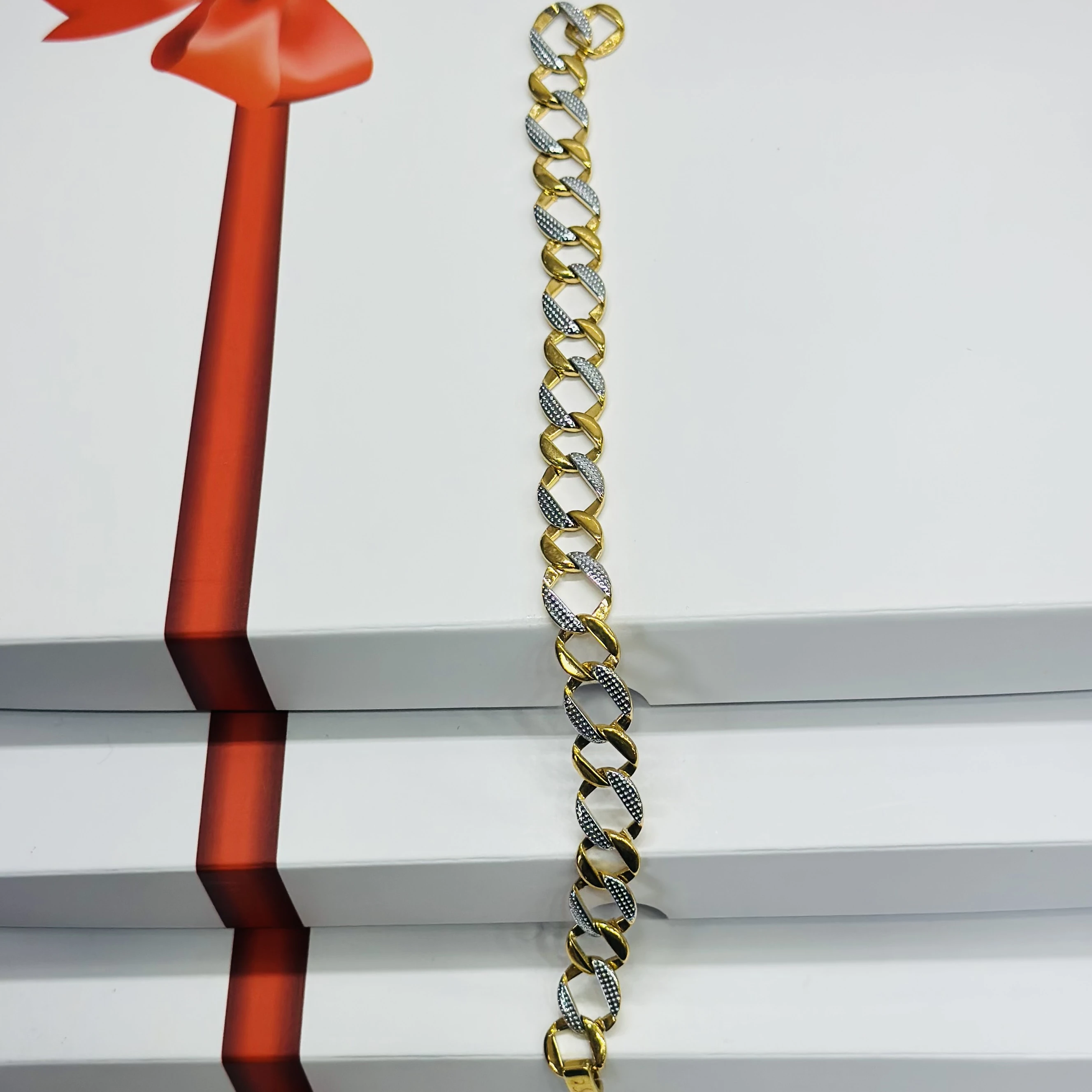 1 GRAM GOLD DIAMOND BRACELET FOR MEN